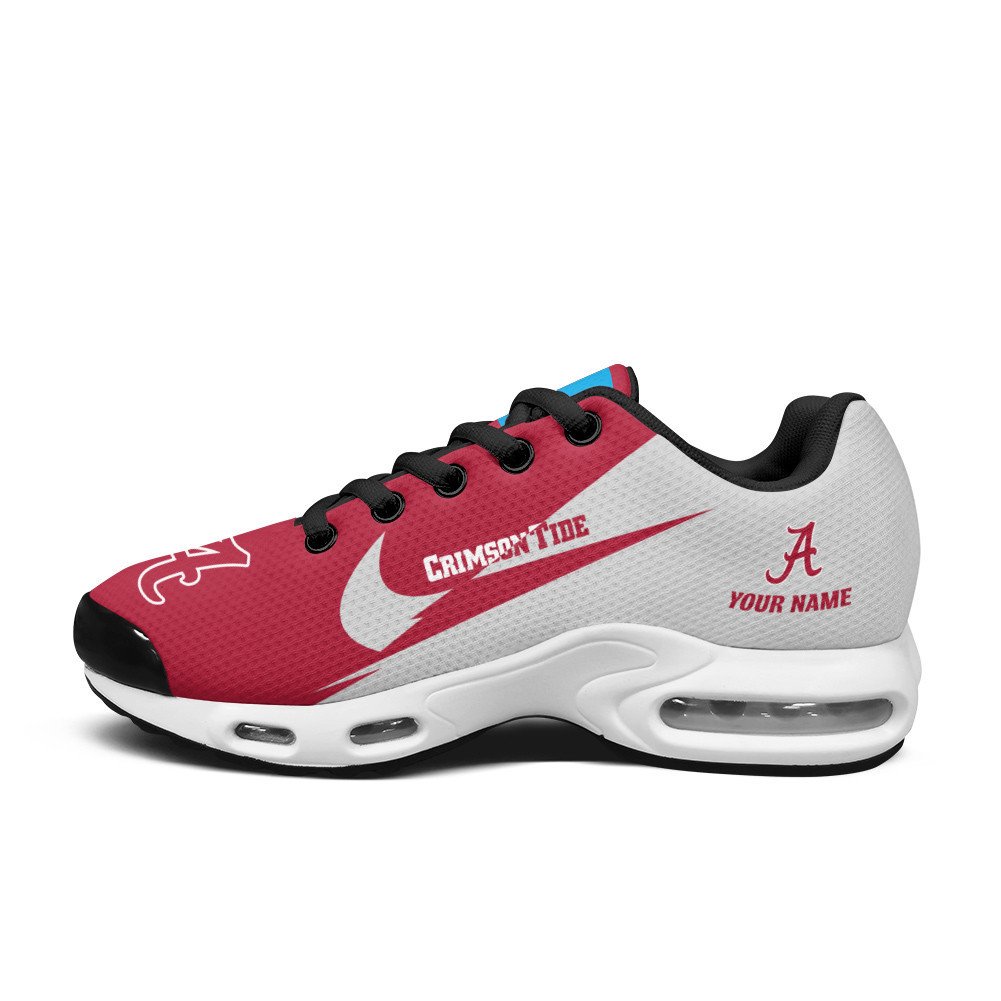 Alabama Crimson Tide Personalized Name Team Logo Wings Of God Pattern TN Shoes Air Cushion Sneakers