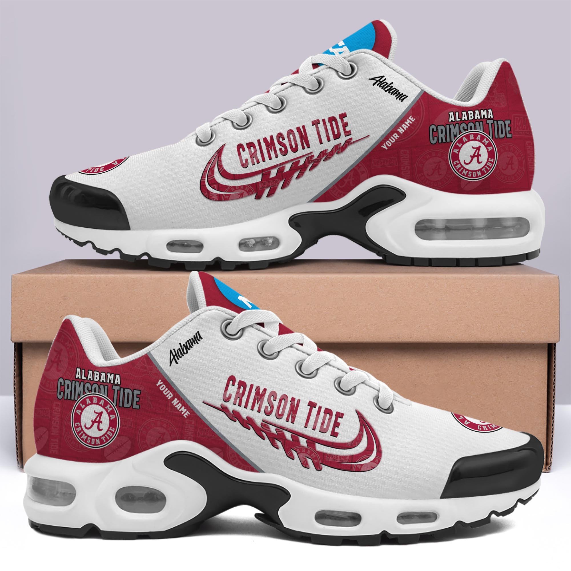 Alabama Crimson Tide TN Shoes Custom Your Name 2025 Version 203