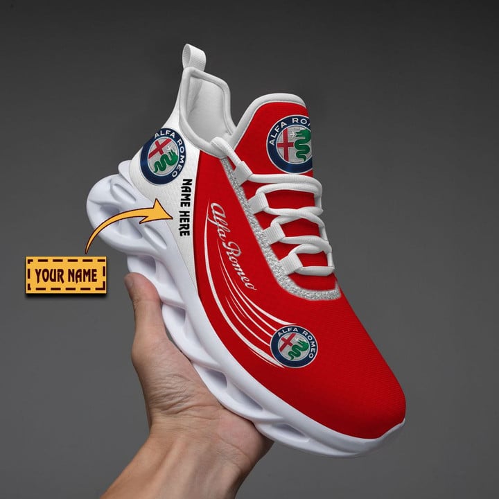 Alfa Romeo Custom Name Design Max Soul Sneakers VS5
