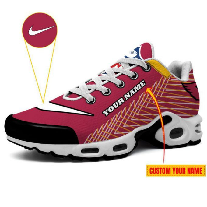 Arizona Cardinals Custom Name Shoes Air Cushion Sneakers