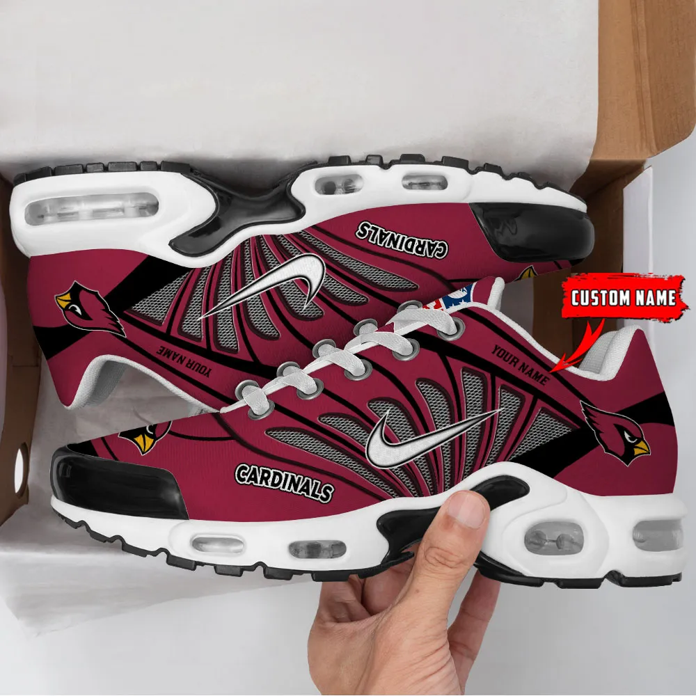 Arizona Cardinals Personalized Name Team Mix Colors Sport Team TN Air Max Shoes Air Cushion Sneakers 639UQ-6690