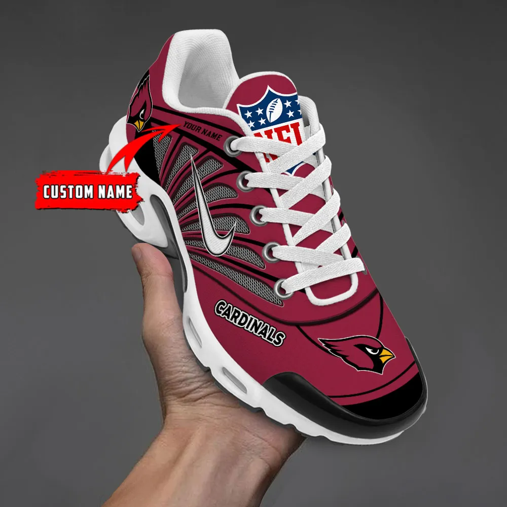 Arizona Cardinals Personalized Name Team Mix Colors Sport Team TN Air Max Shoes Air Cushion Sneakers 639UQ-6690