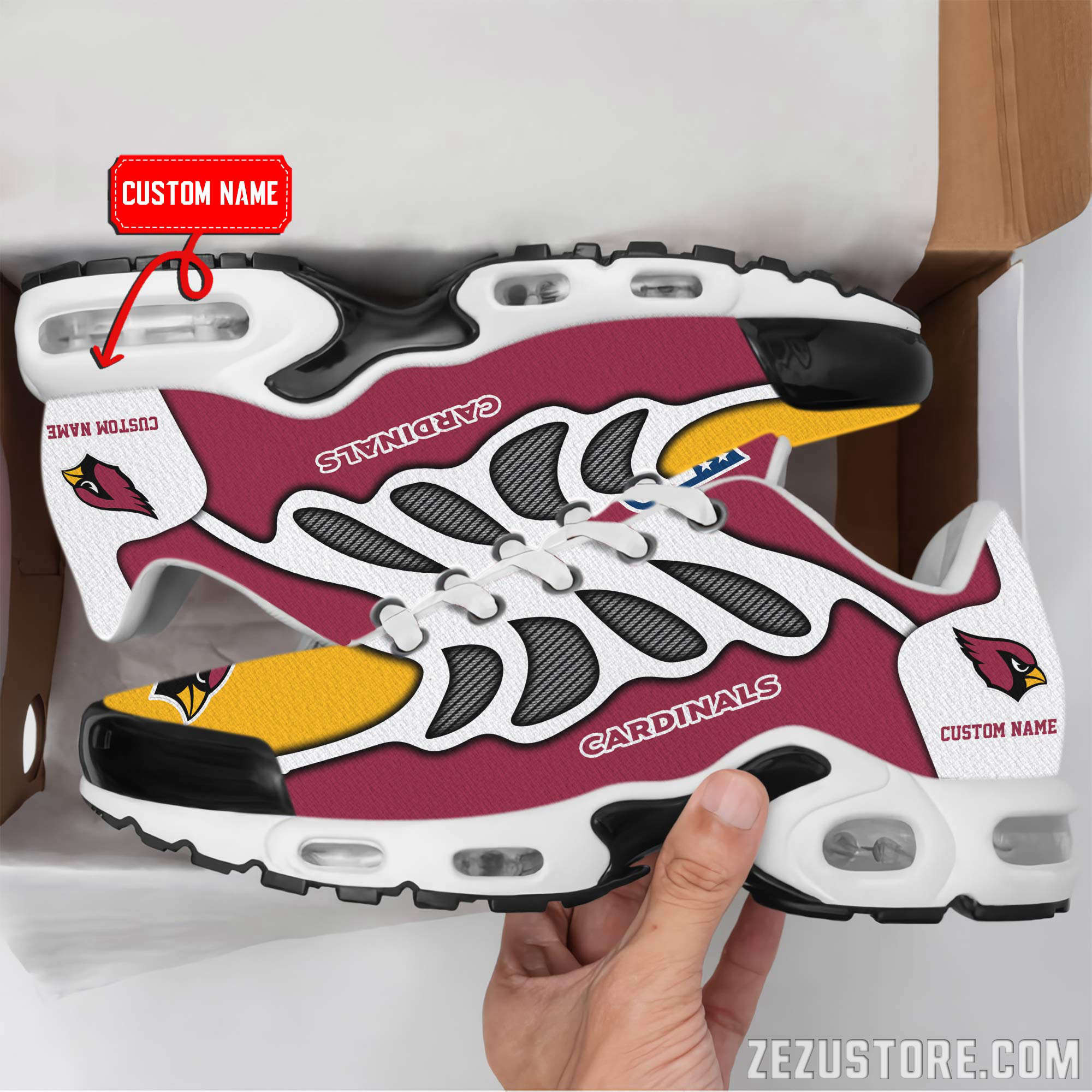 Arizona Cardinals Premium TN Shoes Air Cushion Sneakers
