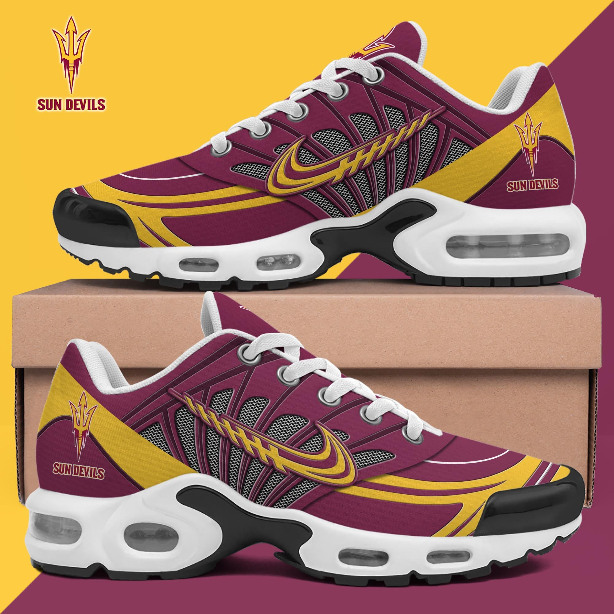 Arizona State Sun Devils TN Shoes 2025 Version Custom Name 135