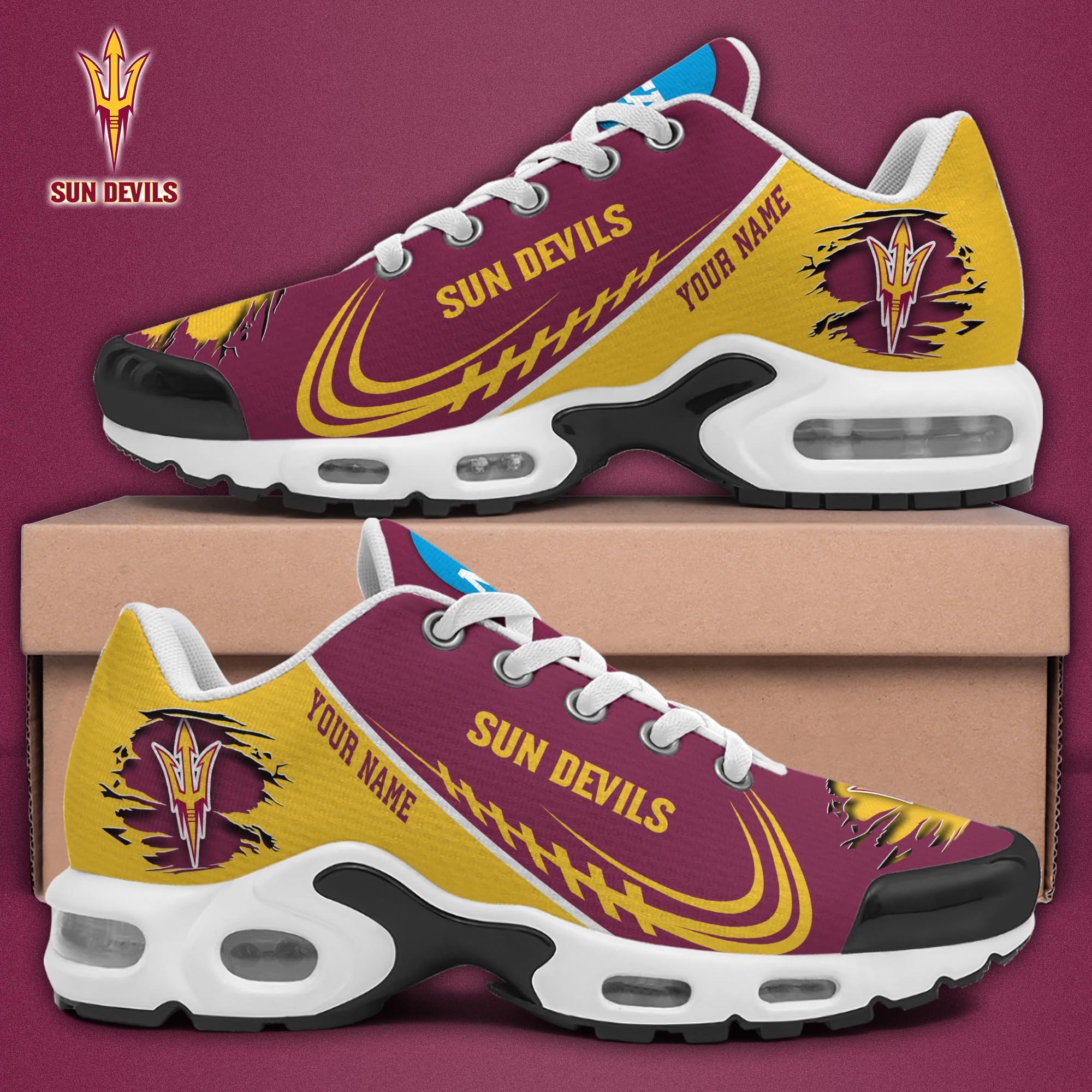 Arizona State Sun Devils TN Shoes 2025 Version Custom Name 