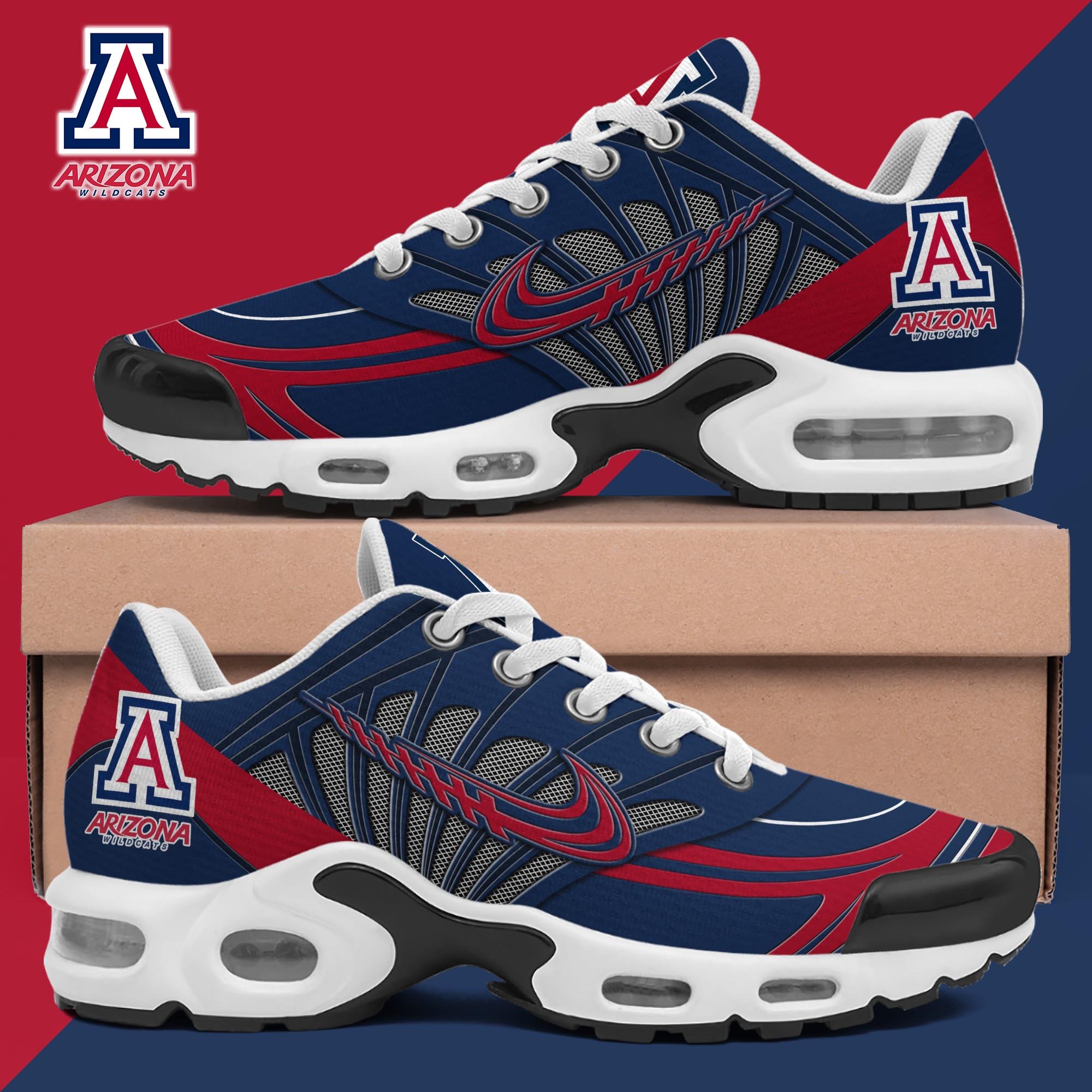 Arizona Wildcats TN Shoes 2025 Version Custom Name 135