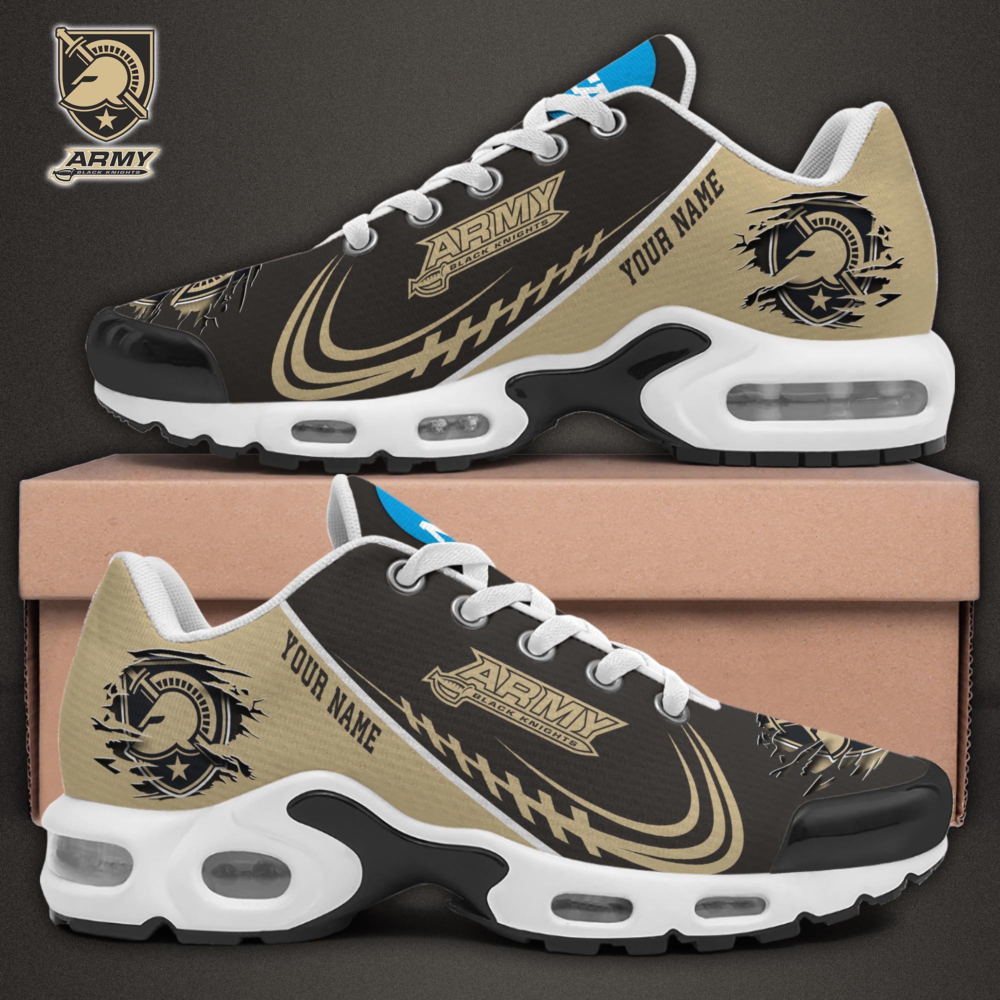Army Black Knights TN Shoes 2025 Version Custom Name 