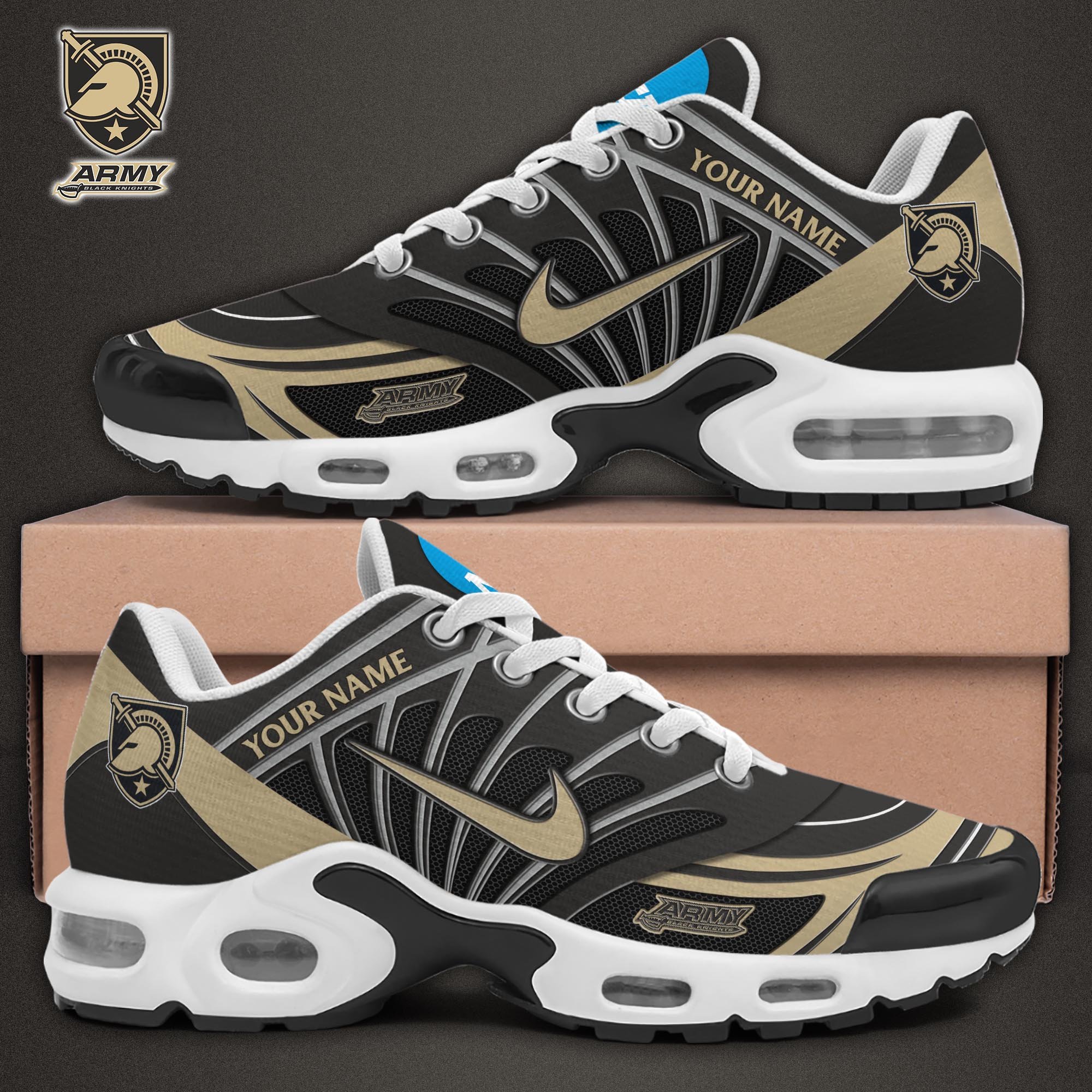 Army Black Knights TN Shoes 2025 Version Custom Name 