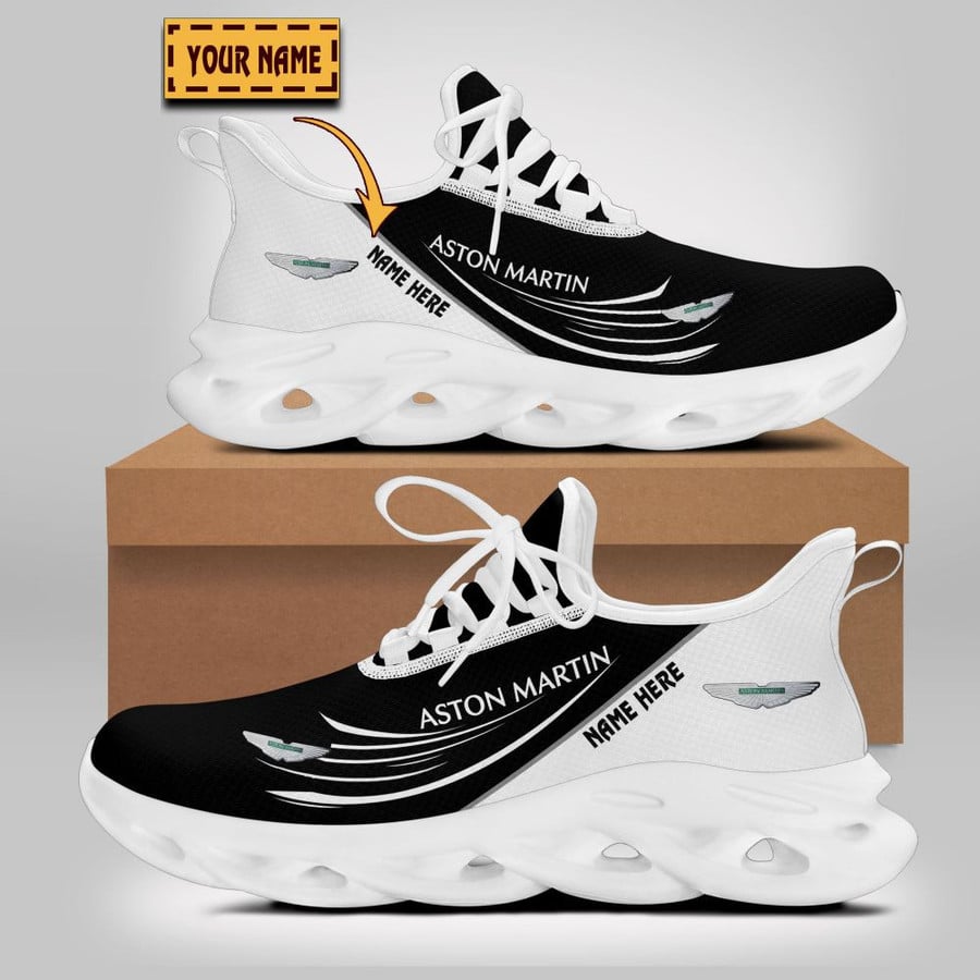 Aston Martin Custom Name Design Max Soul Sneakers VS7