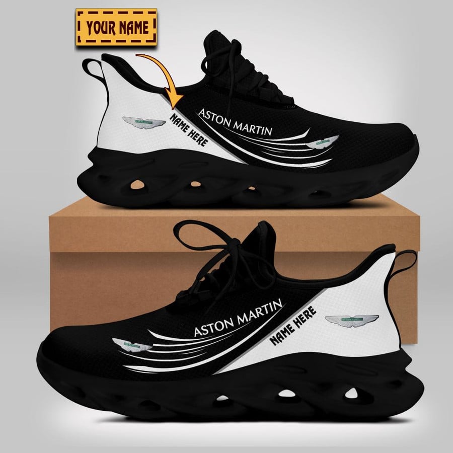 Aston Martin Custom Name Design Max Soul Sneakers VS7