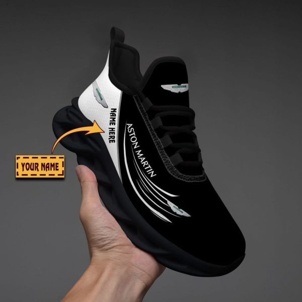 Aston Martin Custom Name Design Max Soul Sneakers VS7