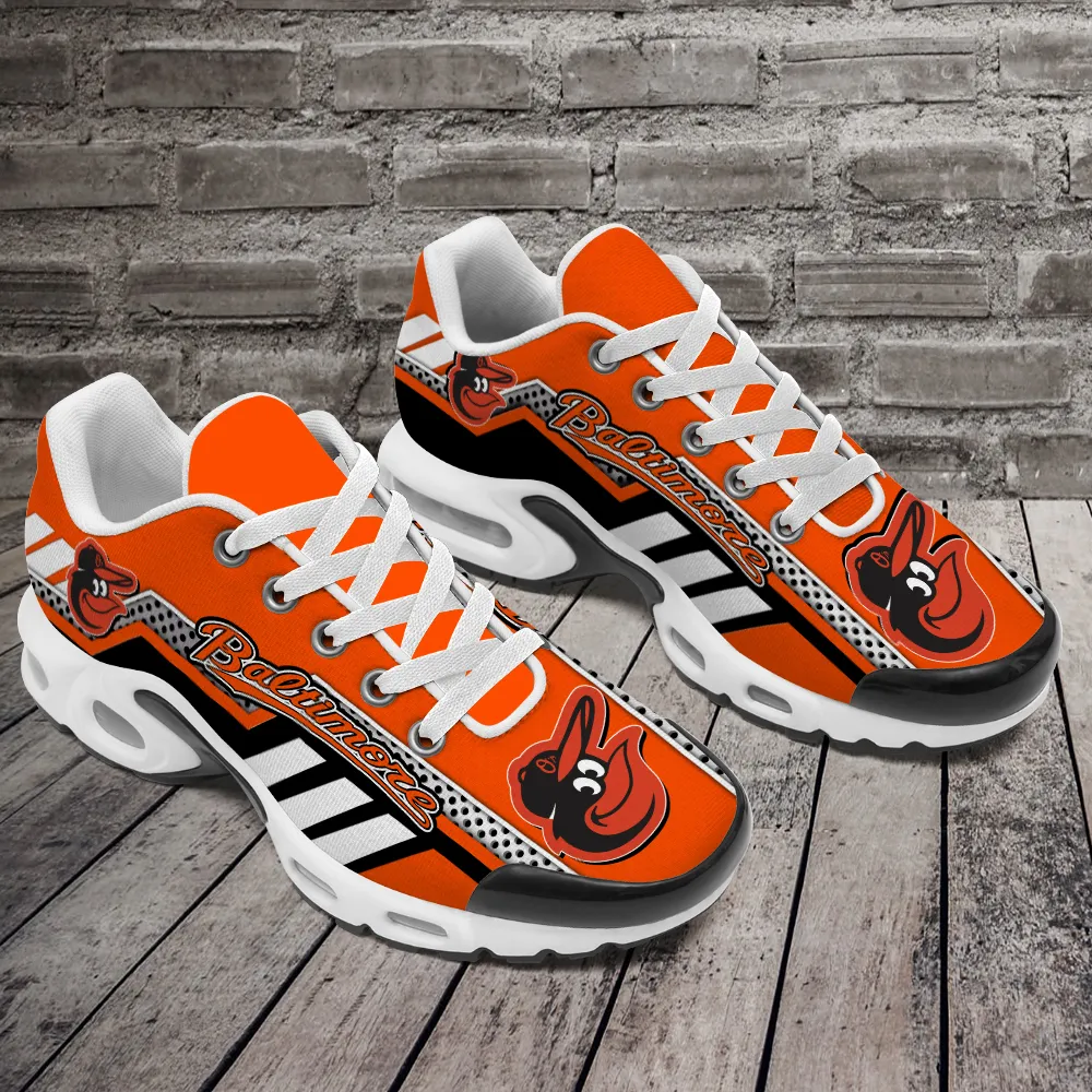 Atlanta Braves Personalized Name Team Mix Colors Sport Team TN Air Max Shoes Air Cushion Sneakers 947NU-5315