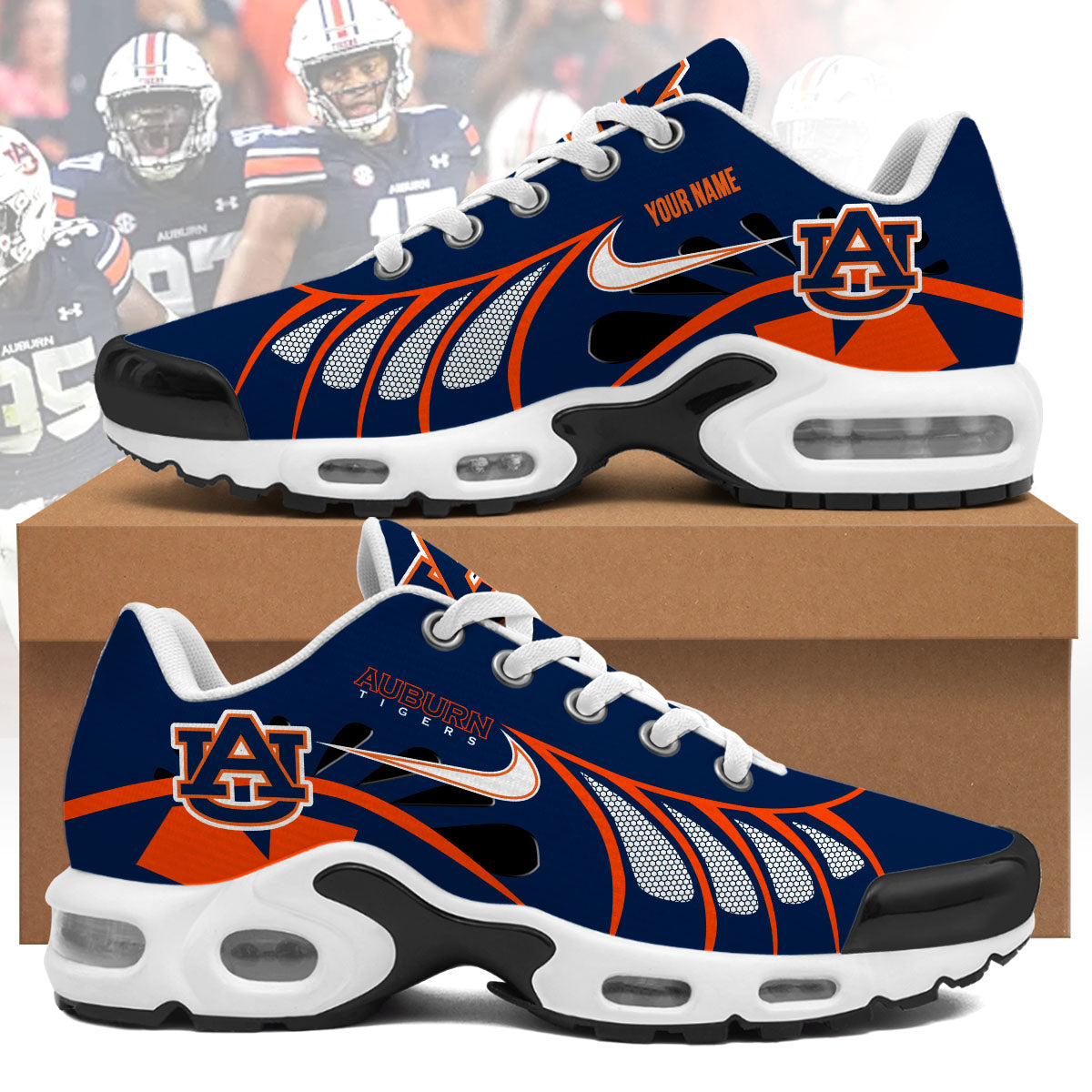 Auburn Tigers  Personalized Air Max Shoes 