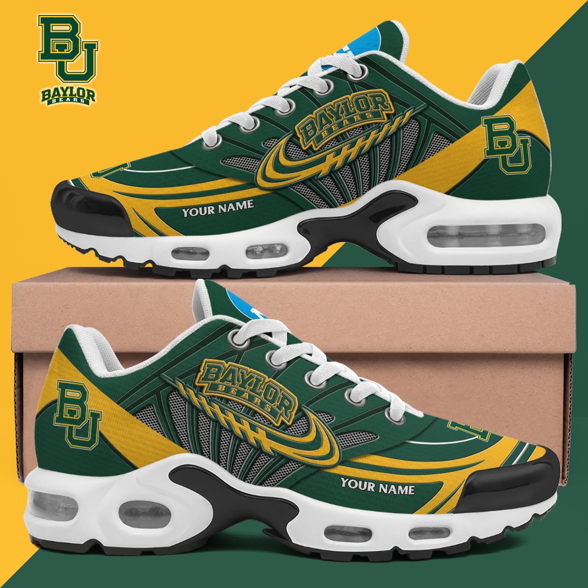 Baylor Bears TN Shoes 2025 Version Custom Your Name 594