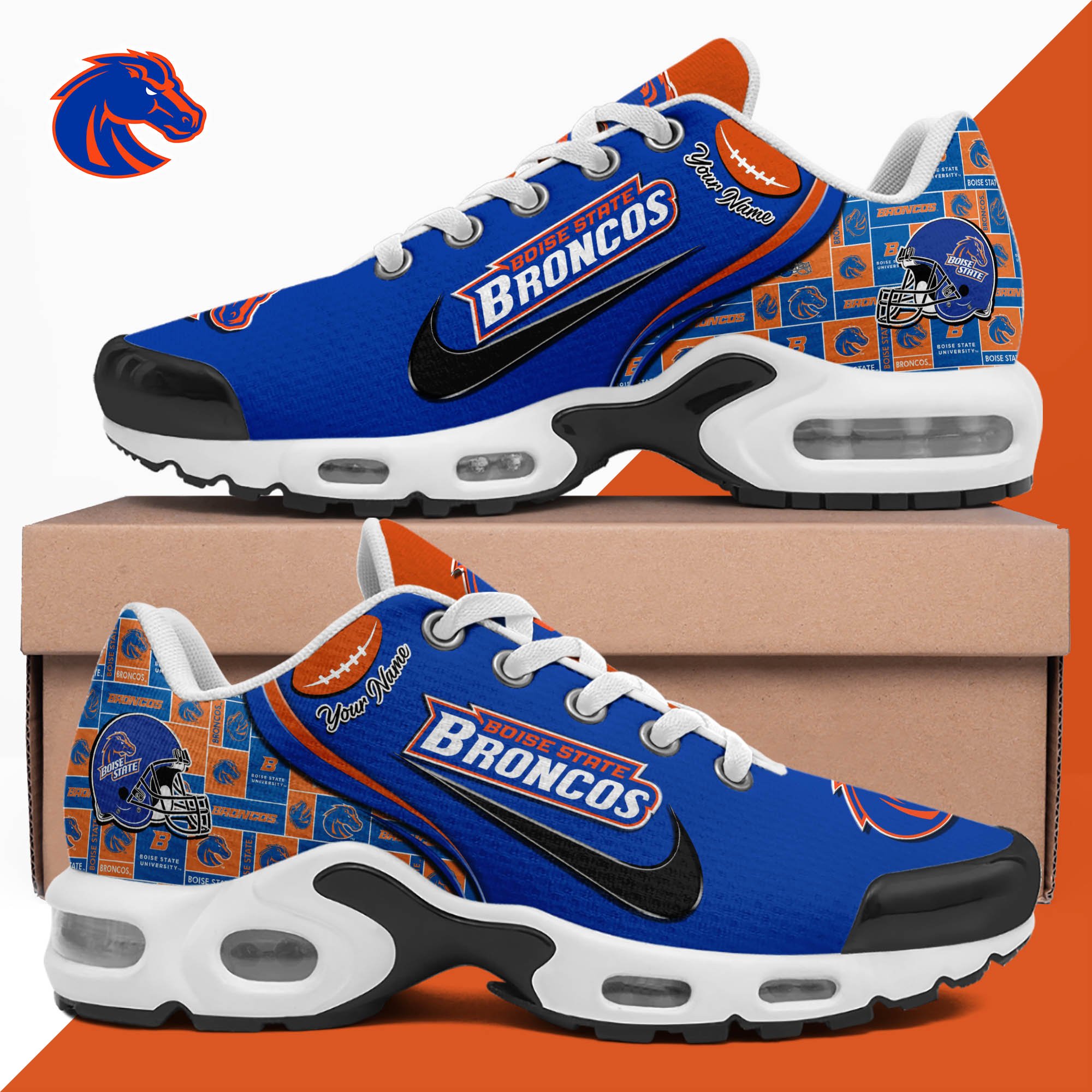 Boise State Broncos TN Shoes 2025 Version Custom Your Name 499