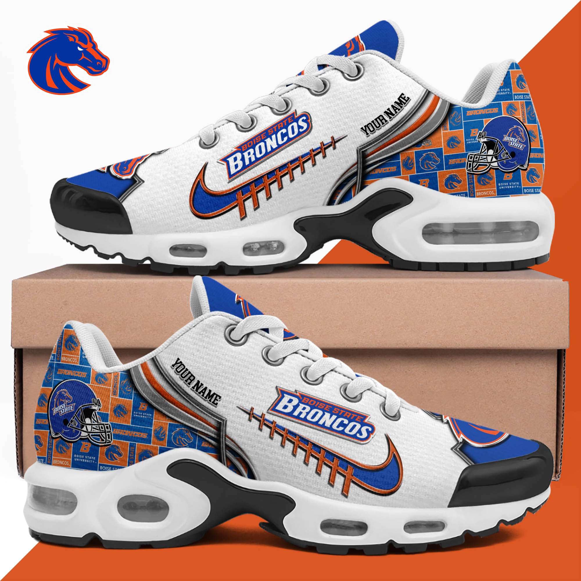 Boise State Broncos TN Shoes 2025 Version Custom Your Name 642