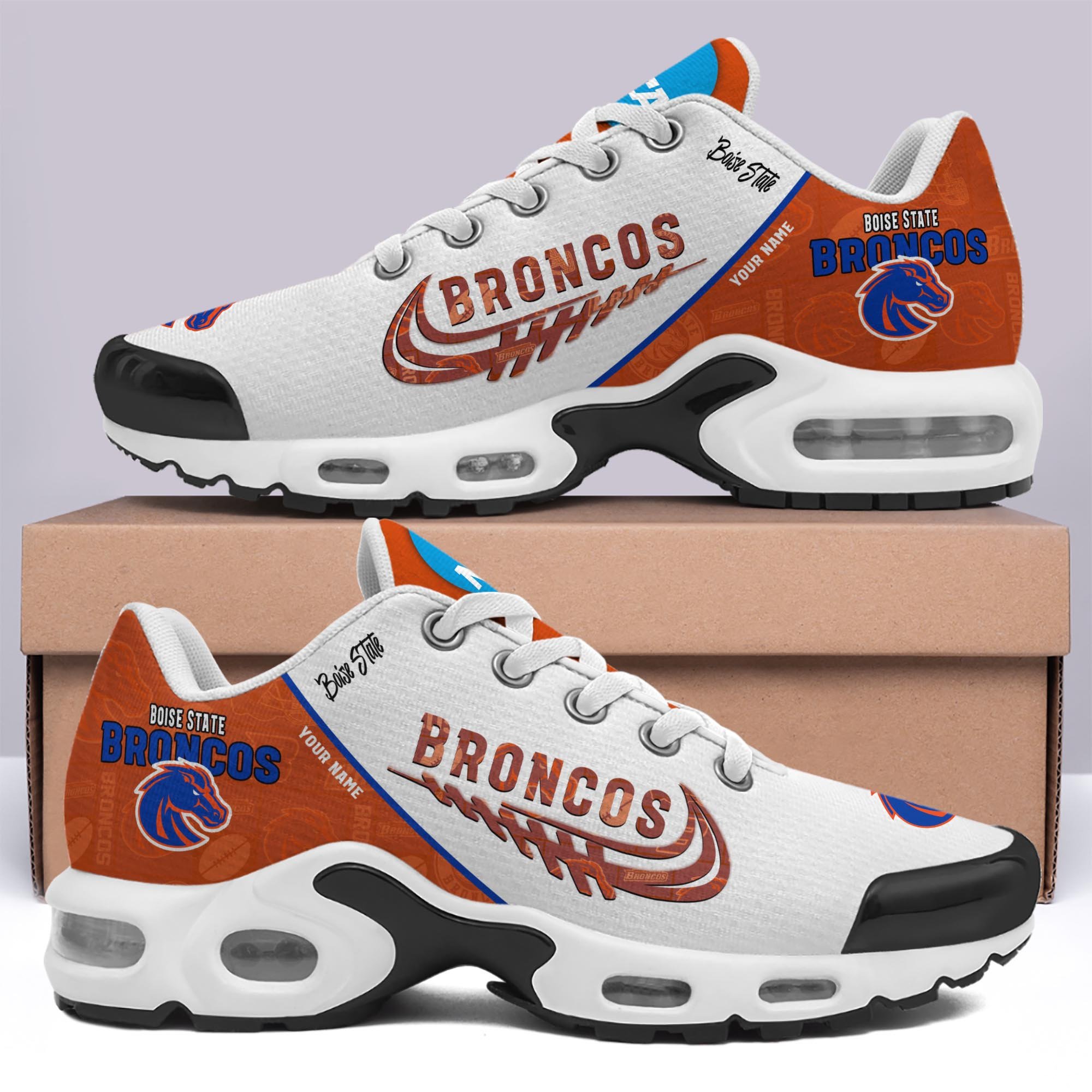 Boise State Broncos TN Shoes Custom Your Name 2025 Version 203