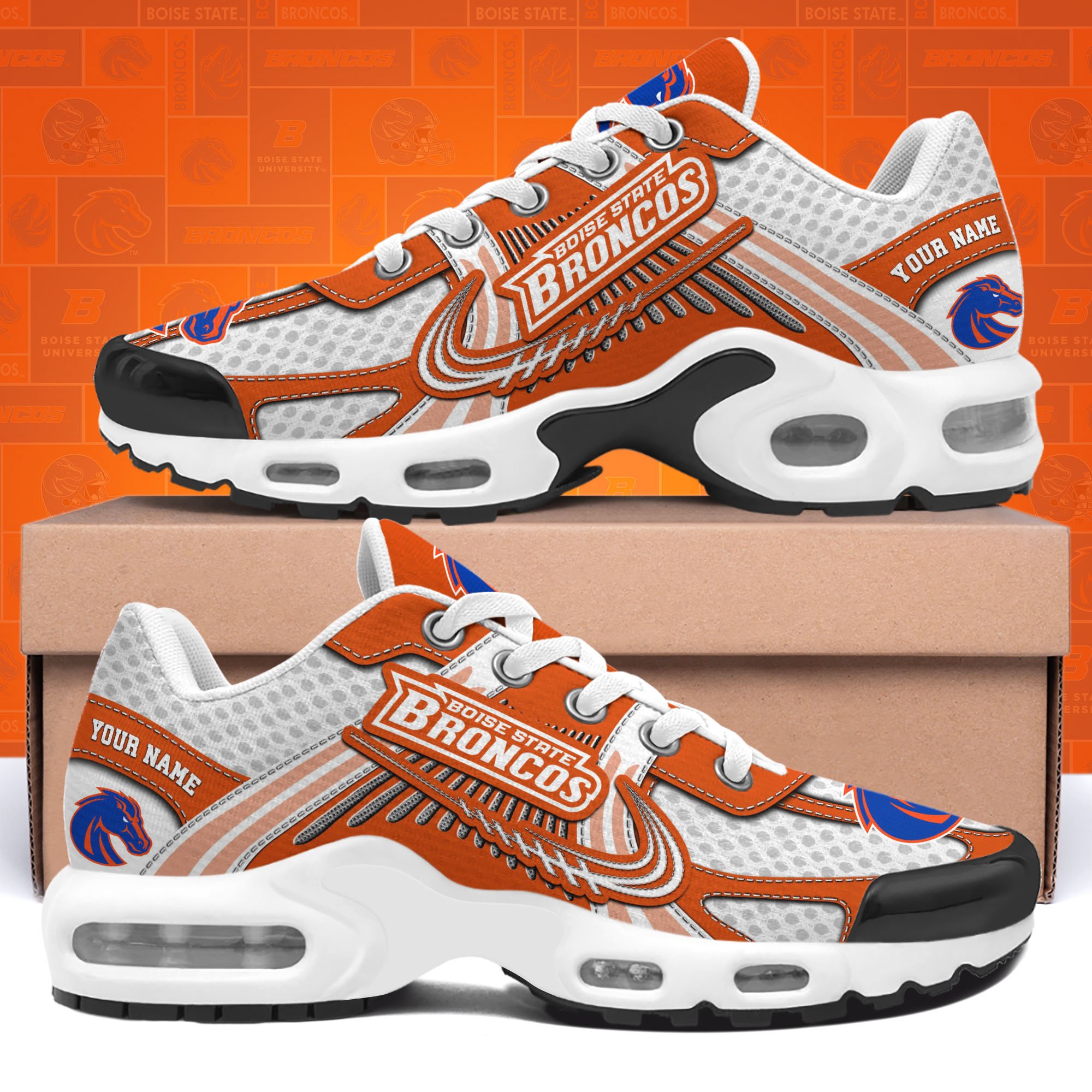 Boise State Broncos TN Shoes Custom Your Name, Sport Shoes 