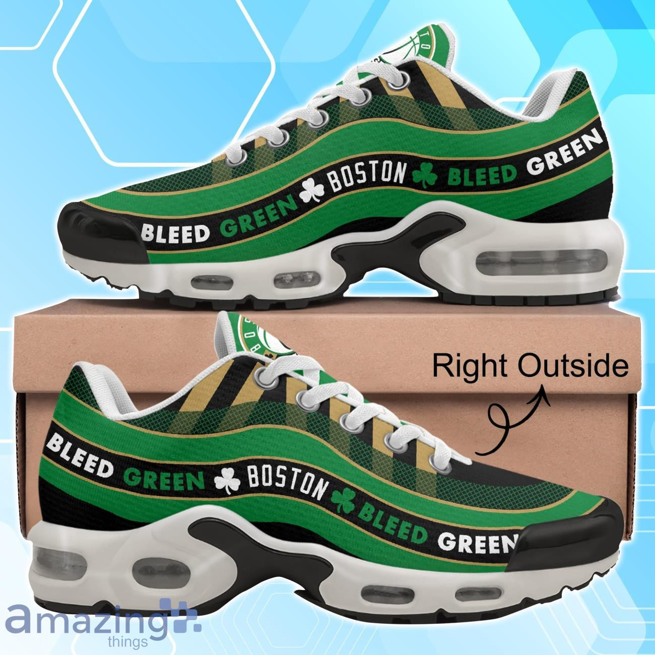 Boston Celtics Bleed Green NBA Basketball TN Air Max Shoes Air Cushion Sneakers