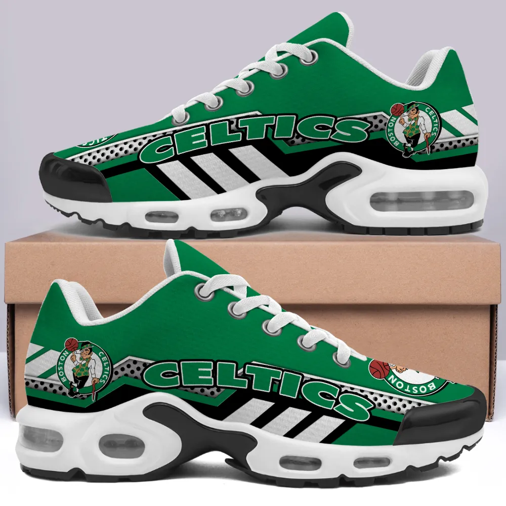 Boston Celtics Personalized Name Team Mix Colors Sport Team TN Air Max Shoes Air Cushion Sneakers 356YD-8296