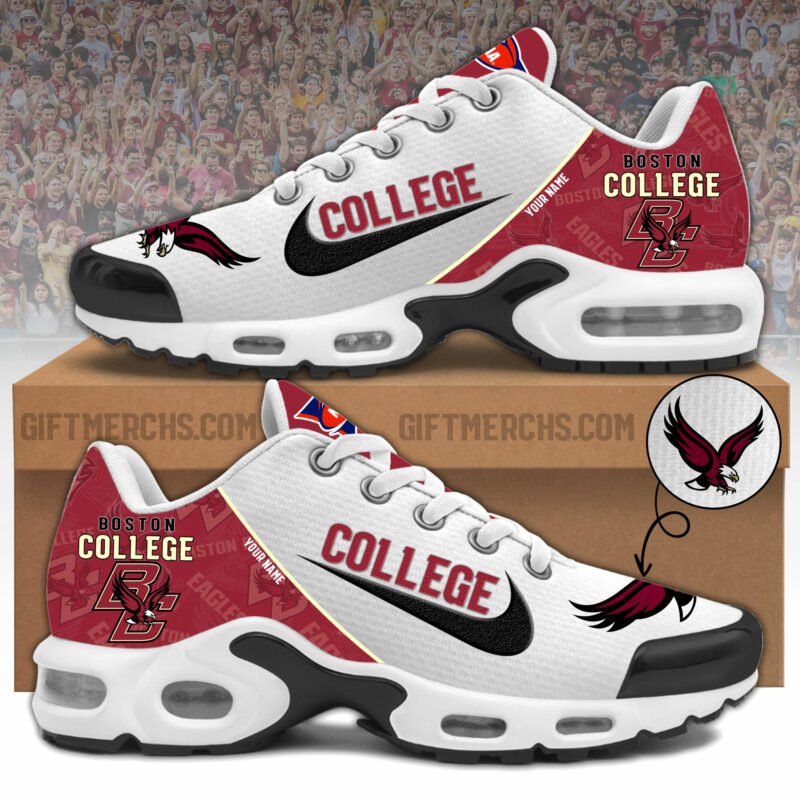 Boston College TN Shoes 2025 Version Custom Name, Shoes For Sport Fan, Sport Gifts PH270