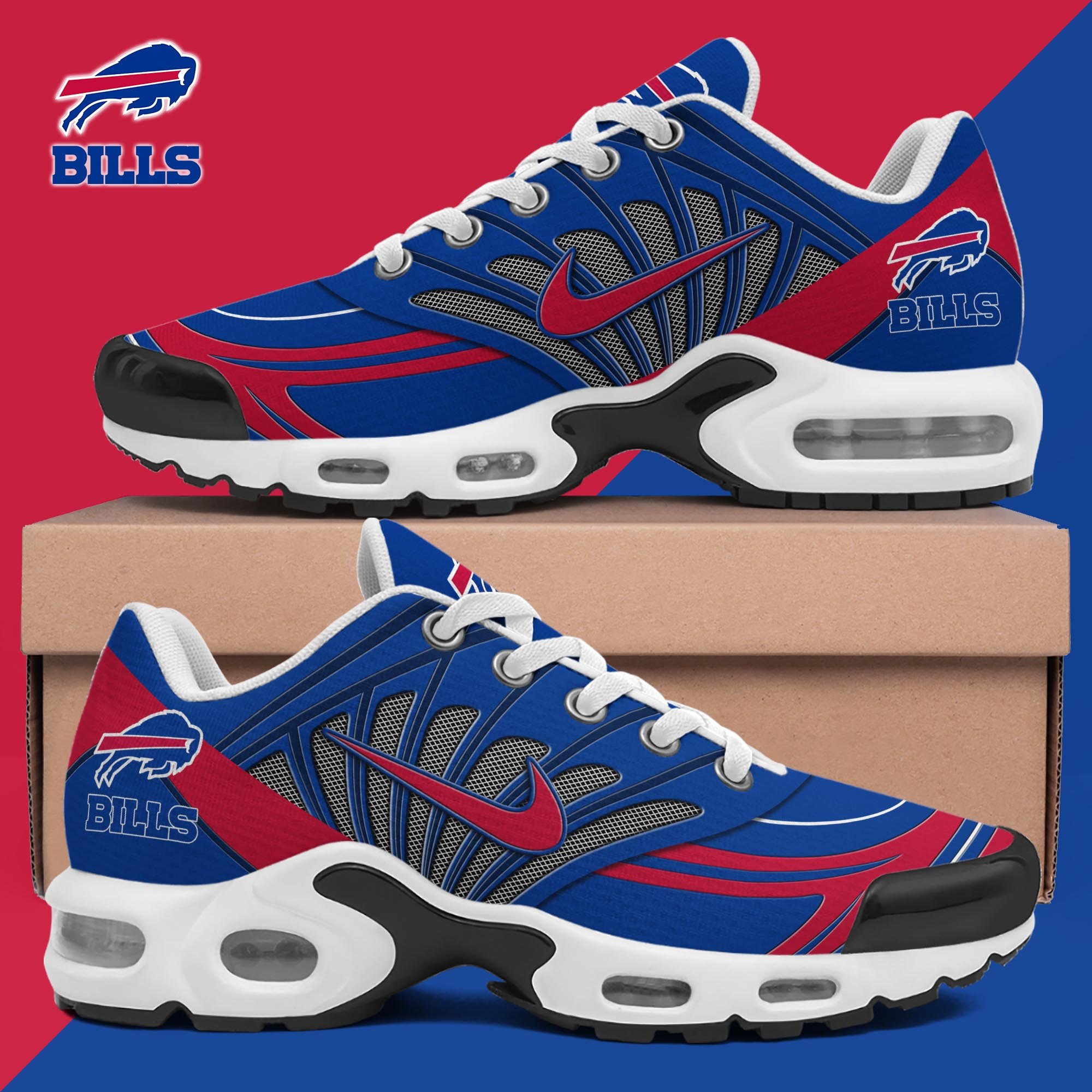 Buffalo Bills TN Shoes 2025 Version Custom Name 919
