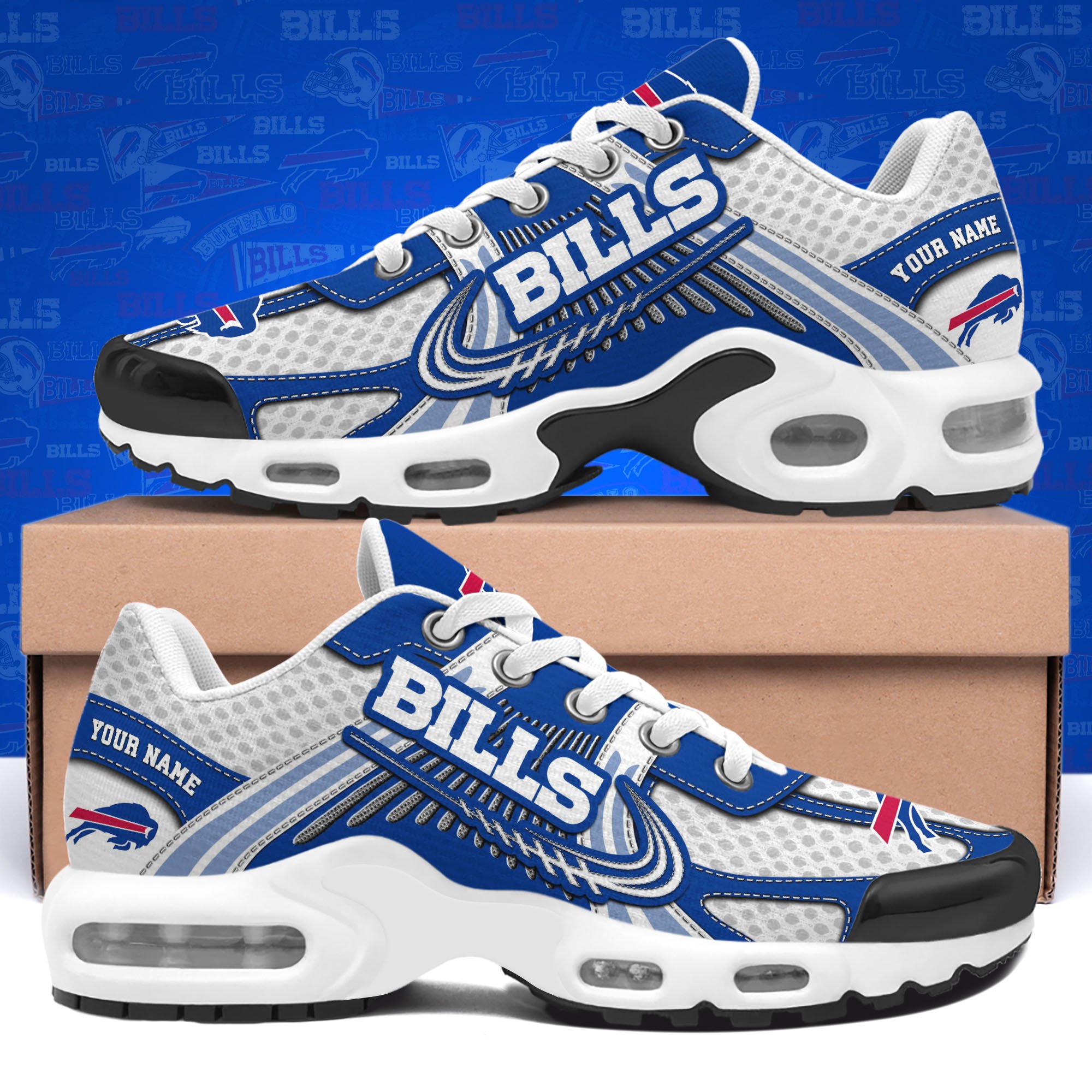 Buffalo Bills TN Shoes Custom Your Name, Sport Team Shoes