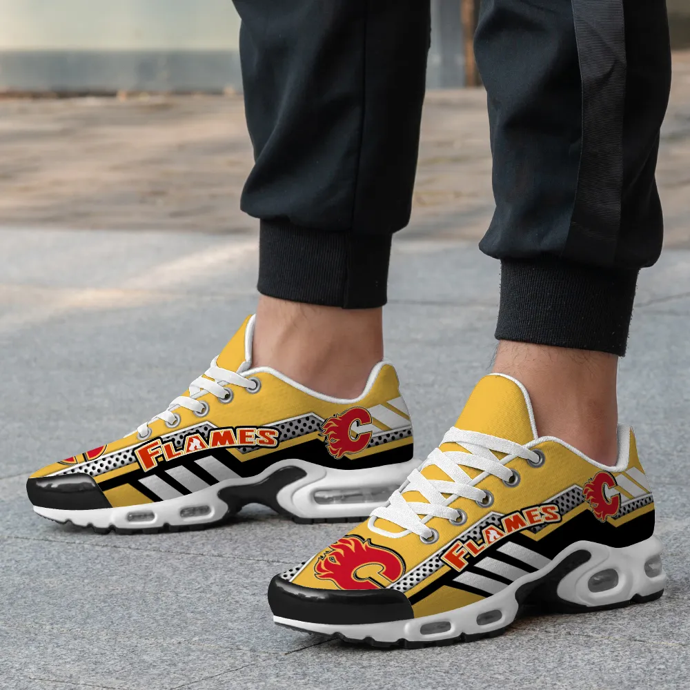 Calgary Flames Personalized Name Team Mix Colors Sport Team TN Air Max Shoes Air Cushion Sneakers 324SM-7880