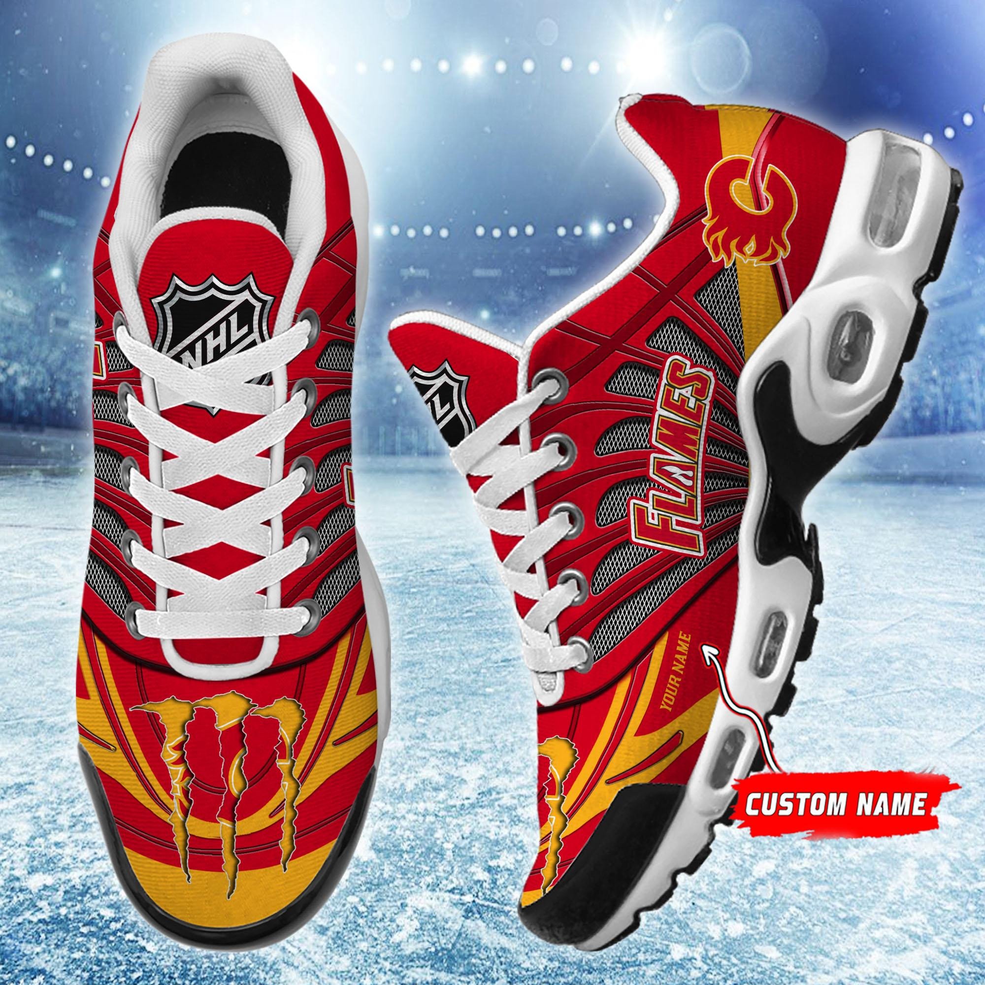 Calgary Flames Personalized TN Air Max Shoes Air Cushion Sneakers
