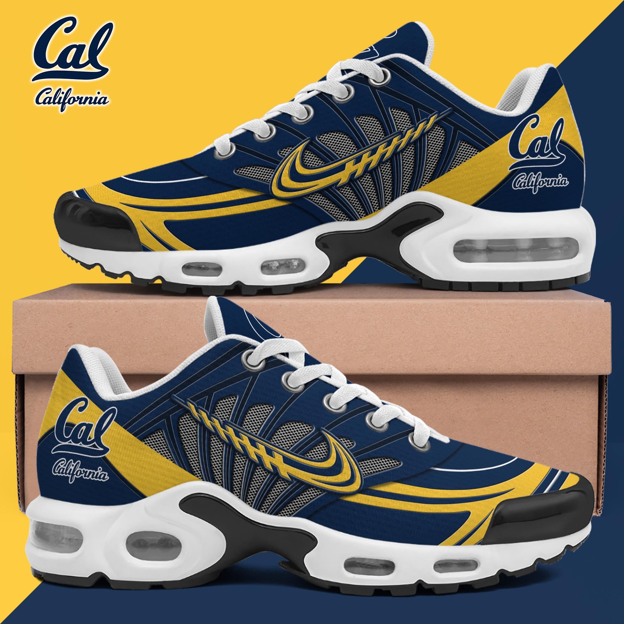 California Golden Bears TN Shoes 2025 Version Custom Name 135