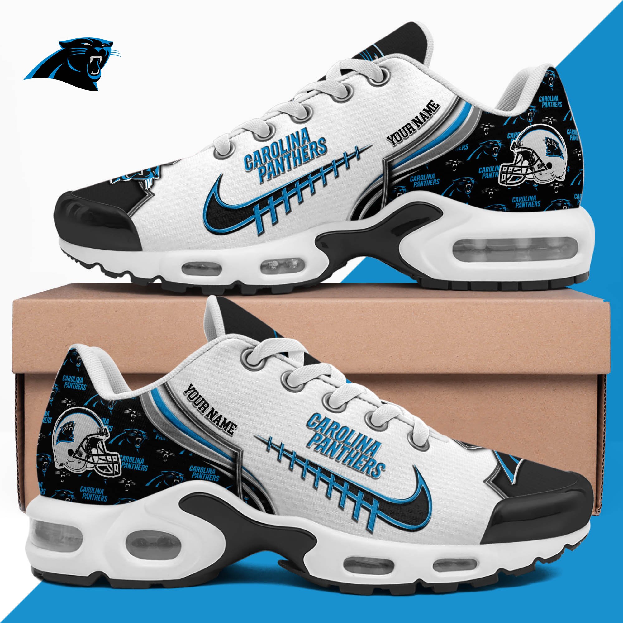 Carolina Panthers TN Shoes 2025 Version Custom Your Name 642