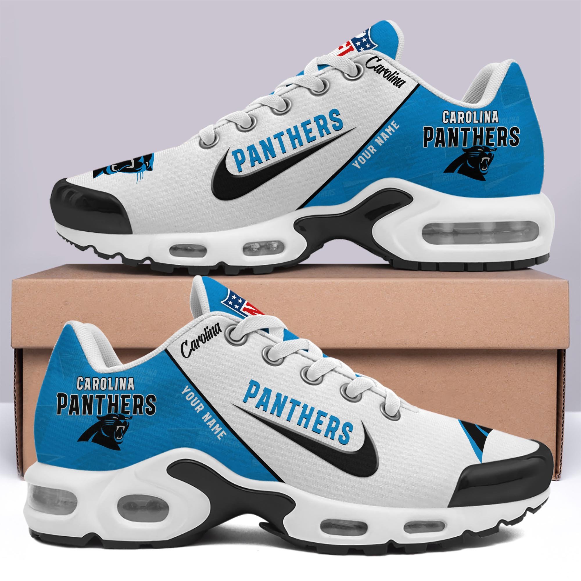 Carolina Panthers TN Shoes 2025 Versions Custom Your Name 670