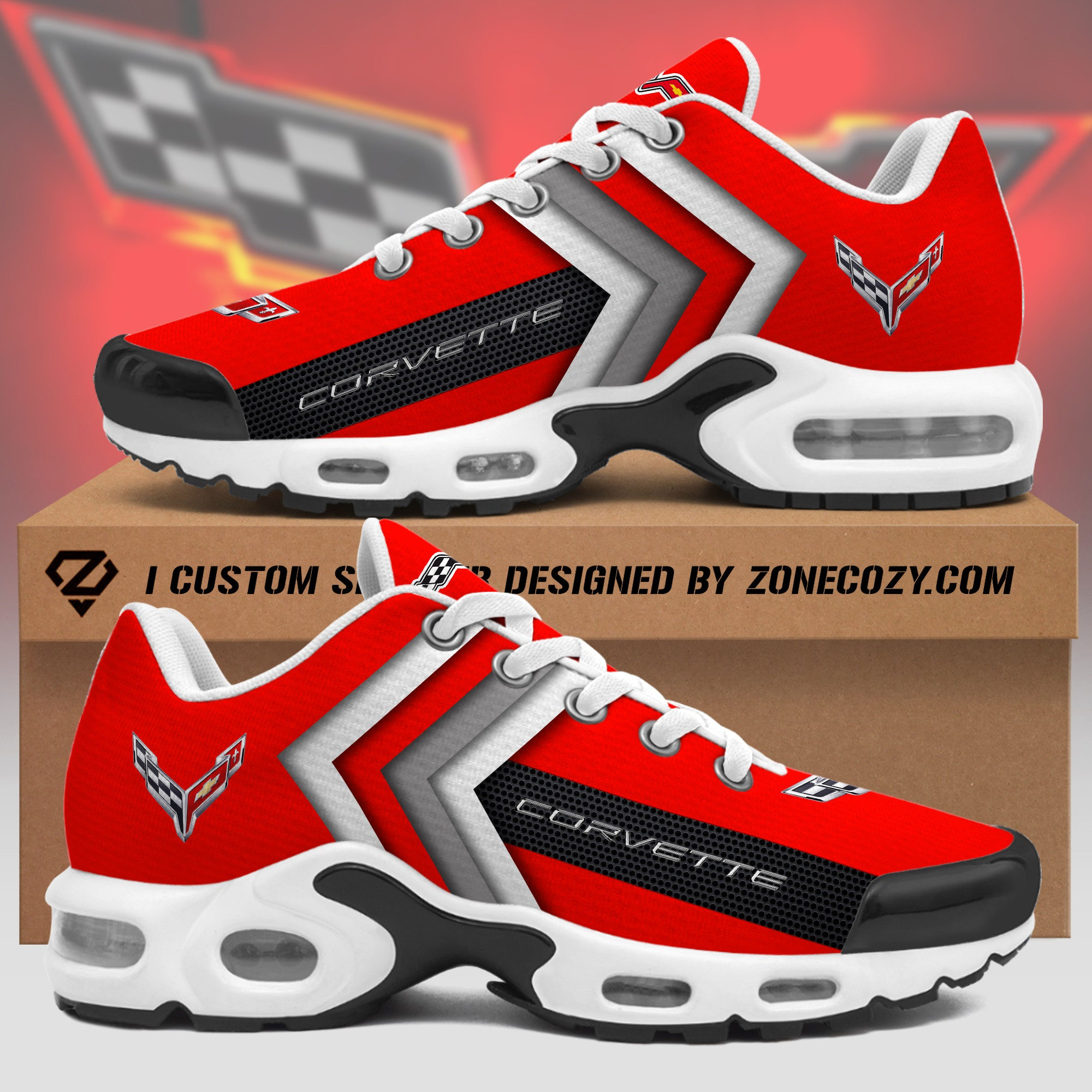 Chev Corvette Sport Air Cushion Sneaker