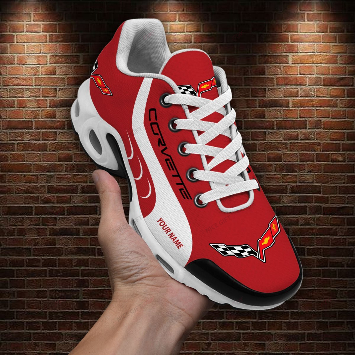Chevrolet Corvette (Your Name) TN Sneakers C4Q6
