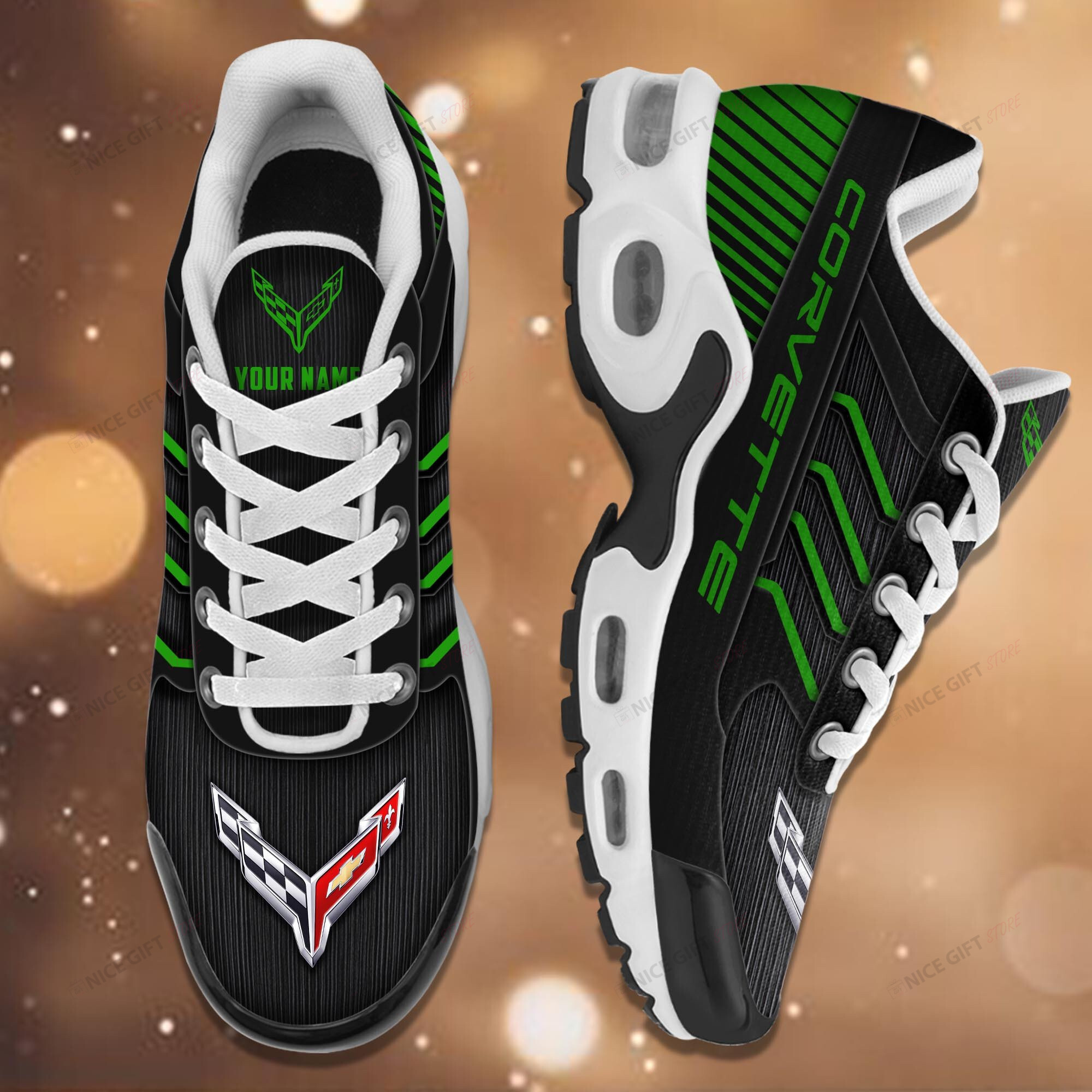Chevrolet Corvette (Your Name) TN Sneakers R1K9