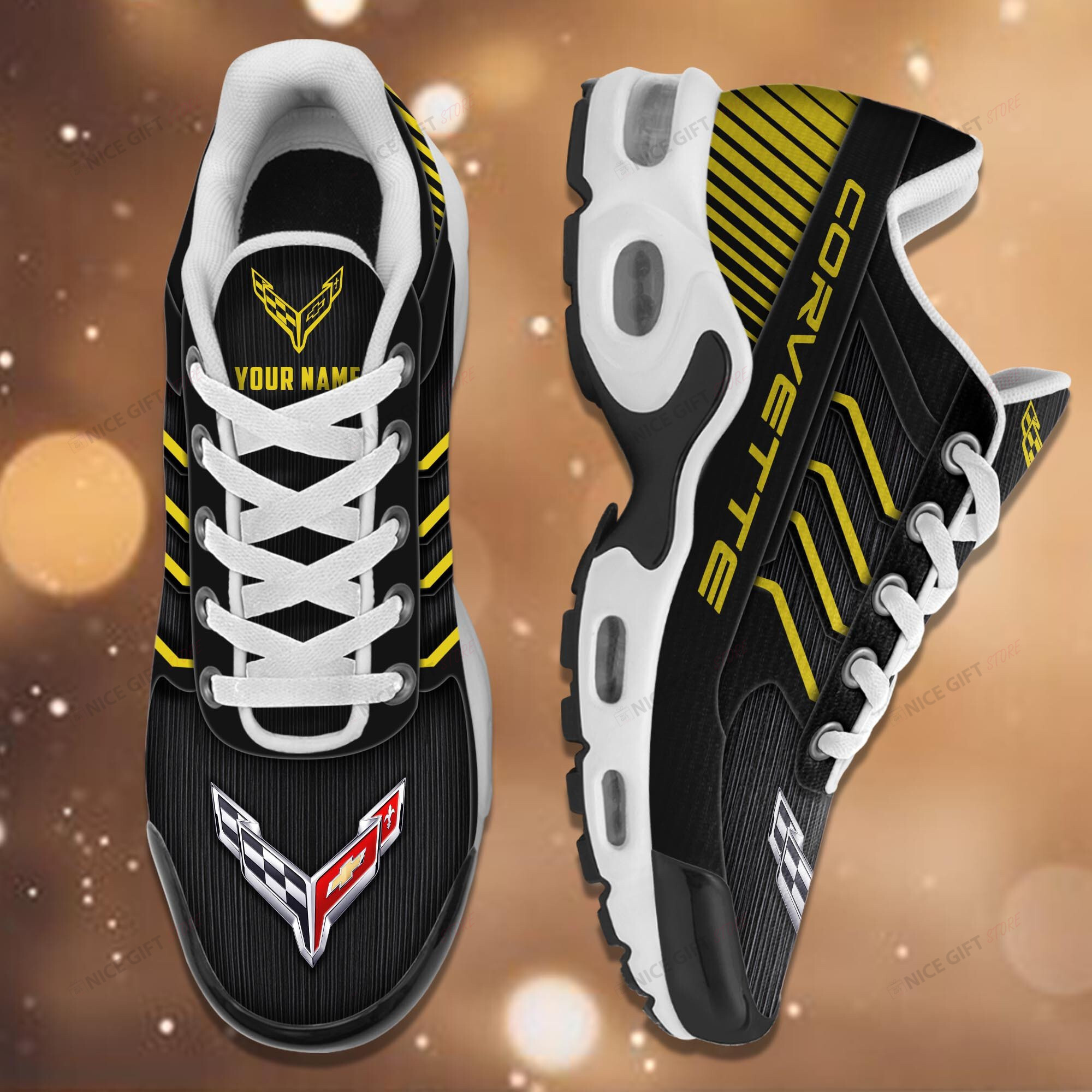 Chevrolet Corvette (Your Name) TN Sneakers W6I7