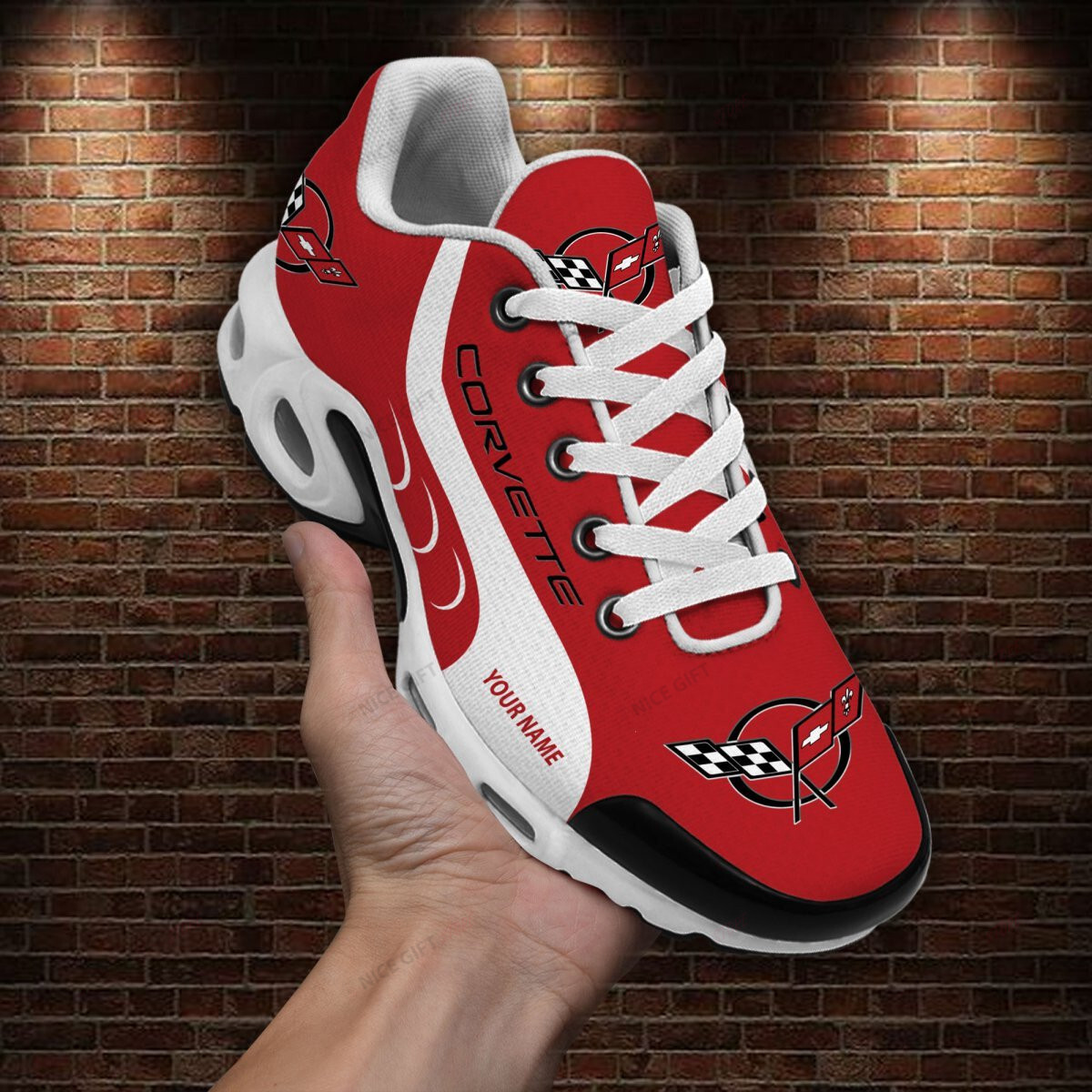 Chevrolet Corvette (Your Name) TN Sneakers W7Z2