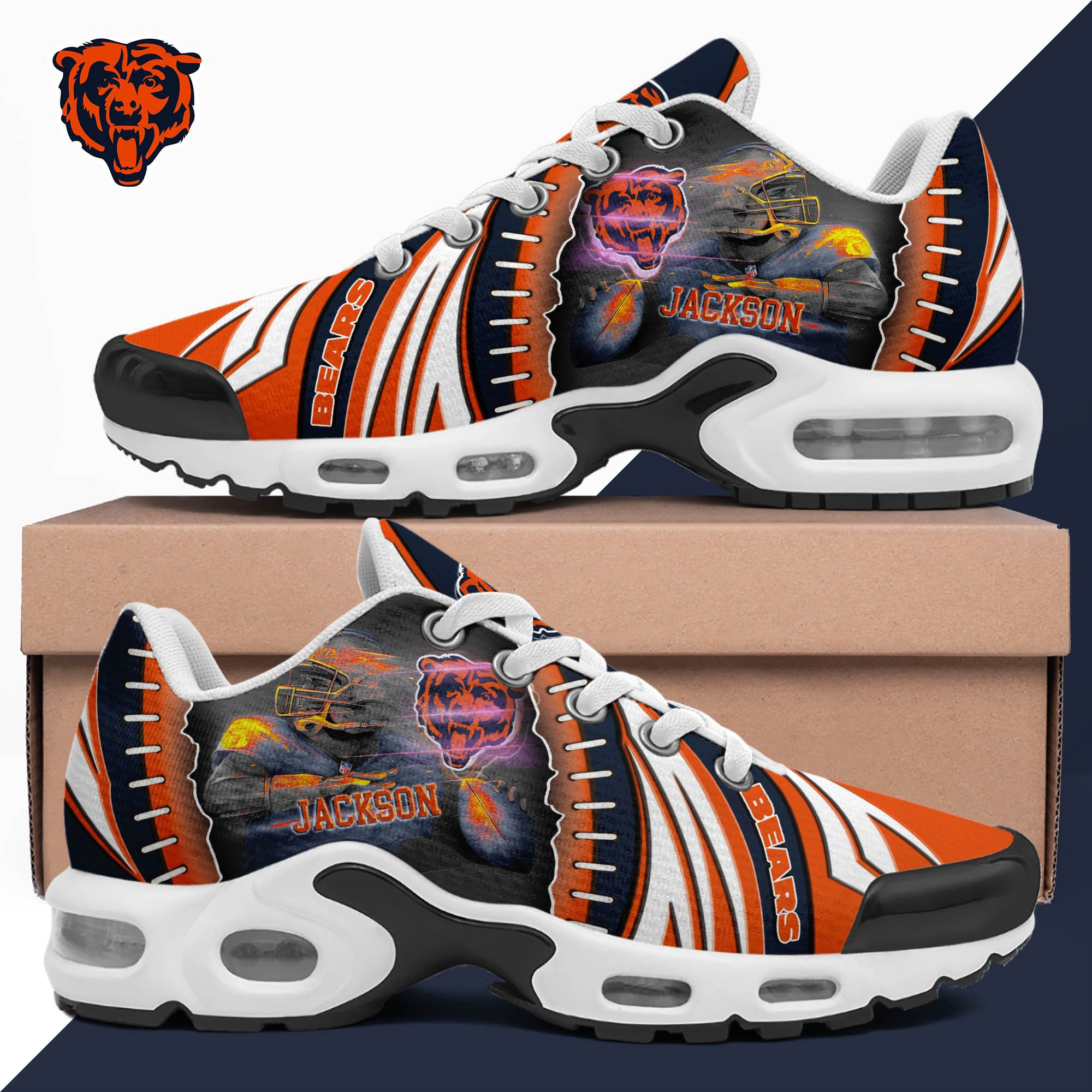 Chicago Bears TN Shoes 2025 Version Custom Your Name 919