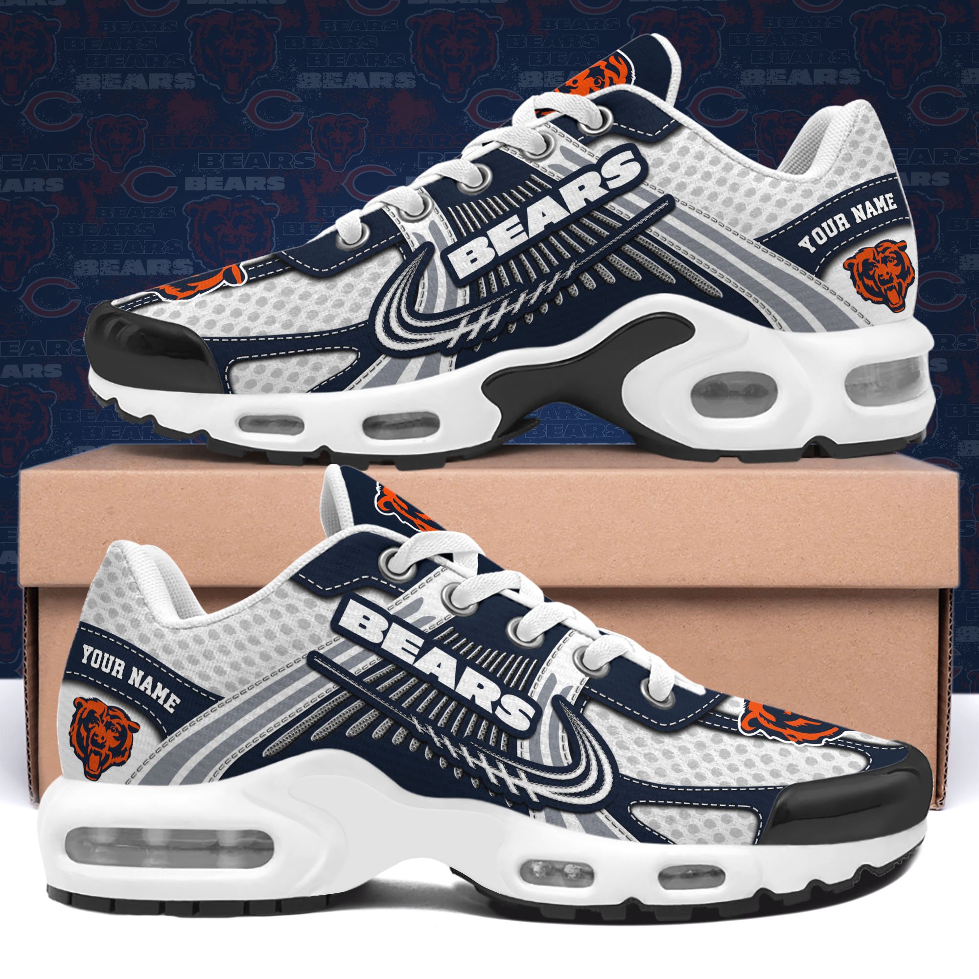 Chicago Bears TN Shoes Custom Your Name, Sport Team Shoes