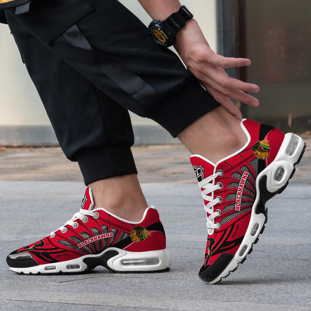 Chicago Blackhawks Personalized TN Air Max Shoes Air Cushion Sneakers