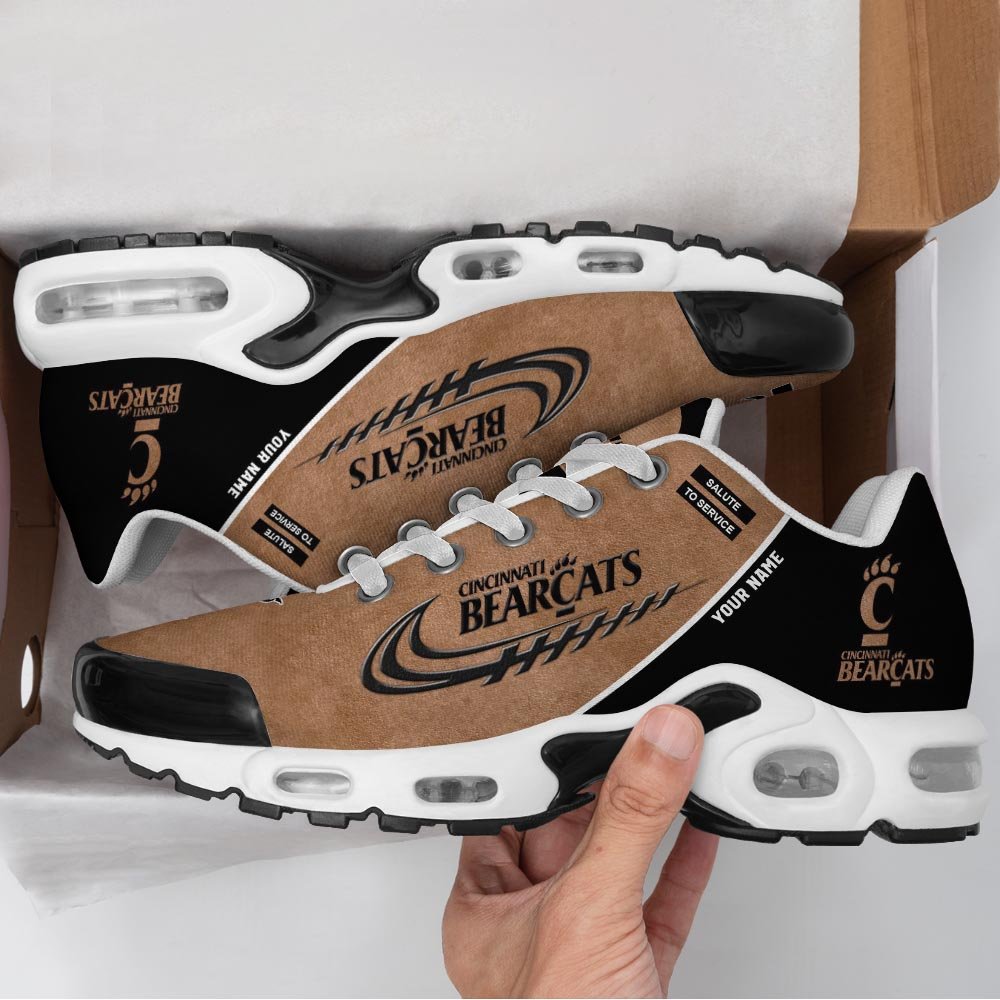 Cincinnati Bearcats TN Shoes 2025 Version Custom Name, Shoes For Football Fans, Fan Gifts PH637