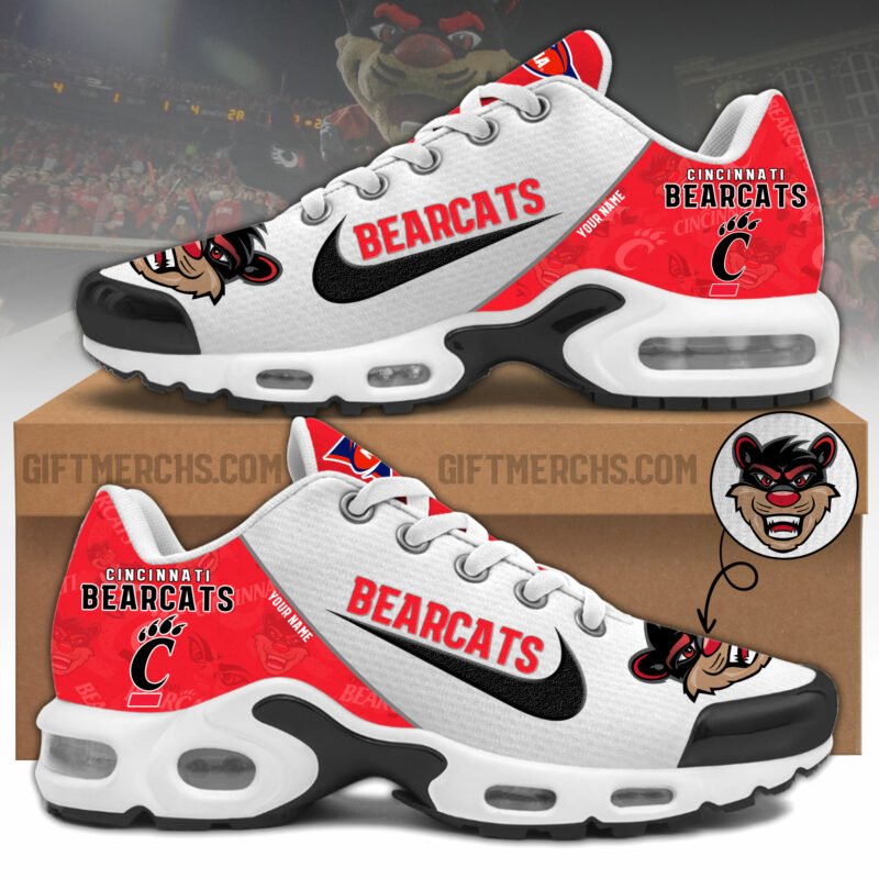 Cincinnati Bearcats TN Shoes 2025 Version Custom Name, Shoes For Sport Fan, Sport Gifts PH270