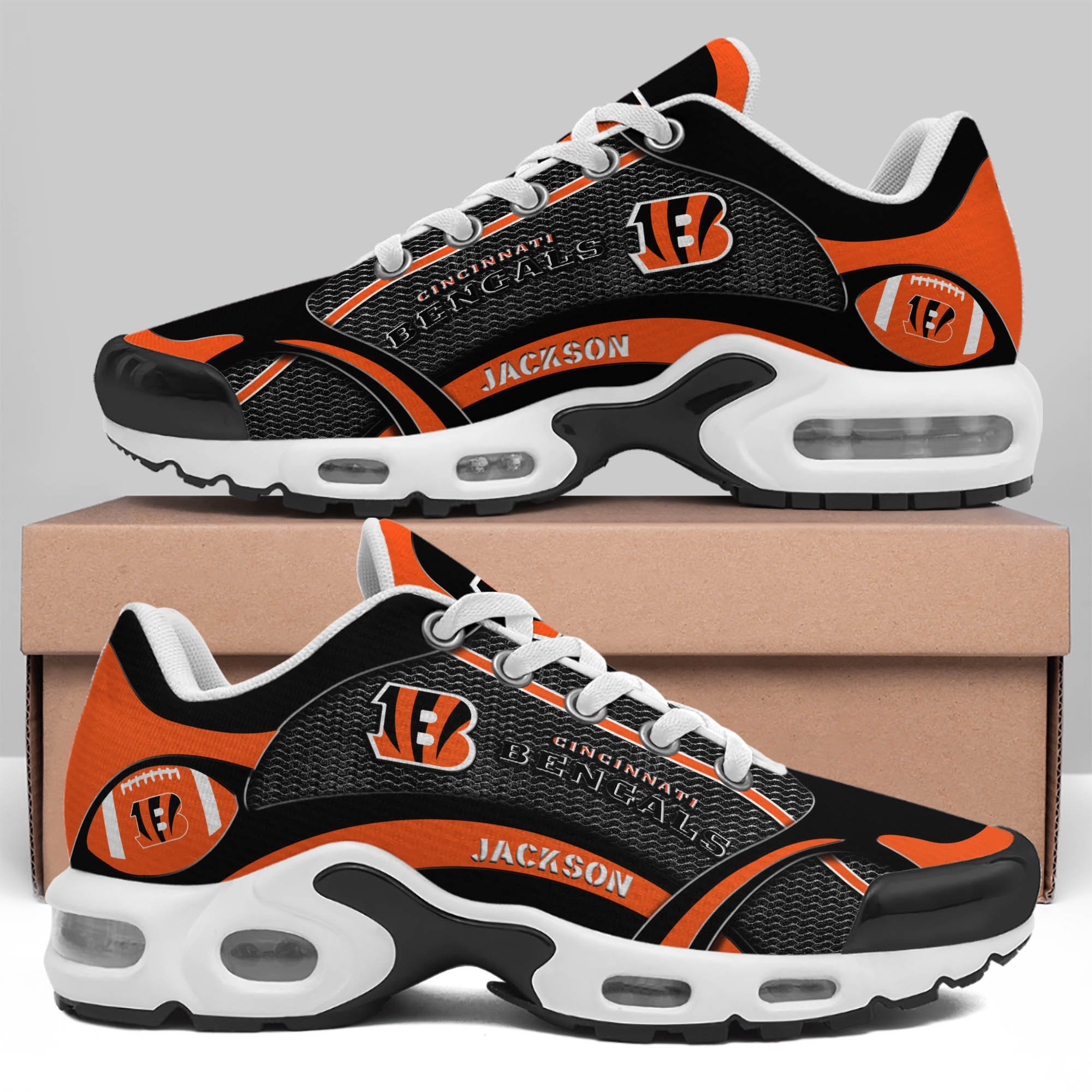 Cincinnati Bengals Team TN Shoes 2025 Version Custom Name 889
