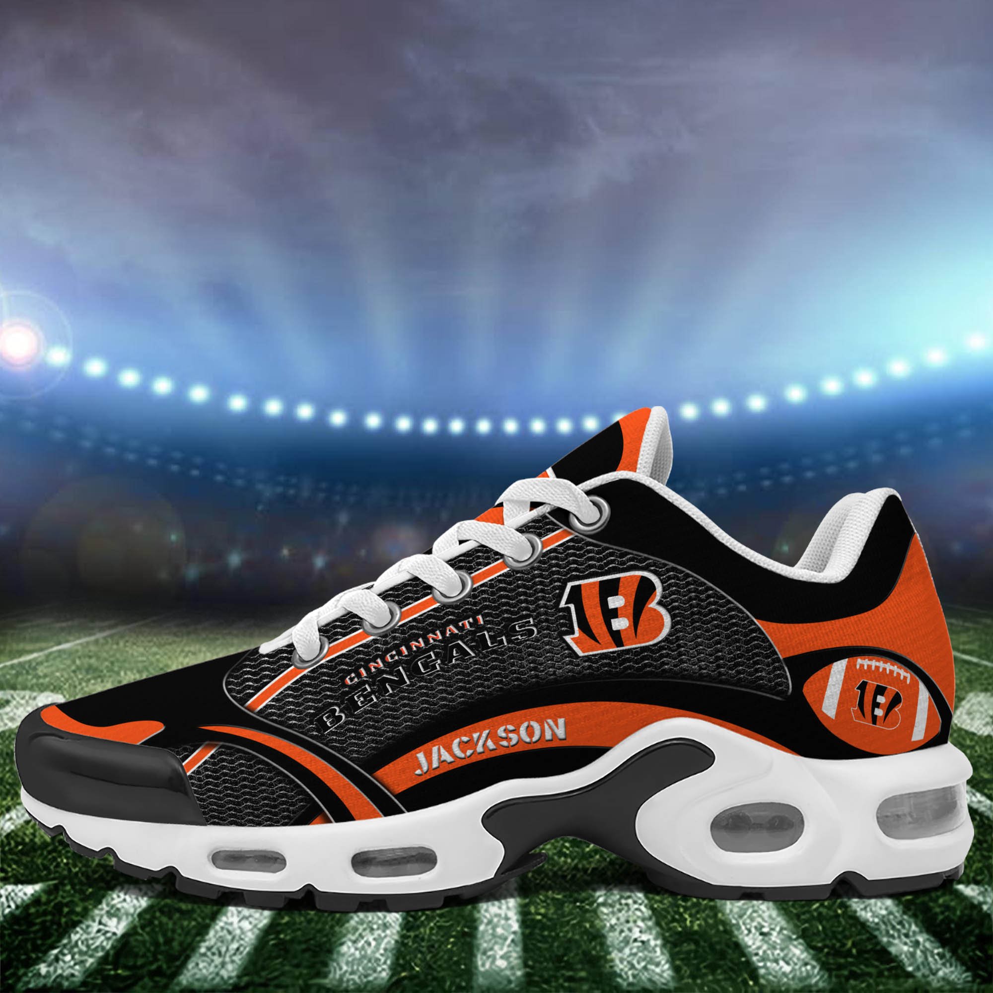 Cincinnati Bengals Team TN Shoes 2025 Version Custom Name 889