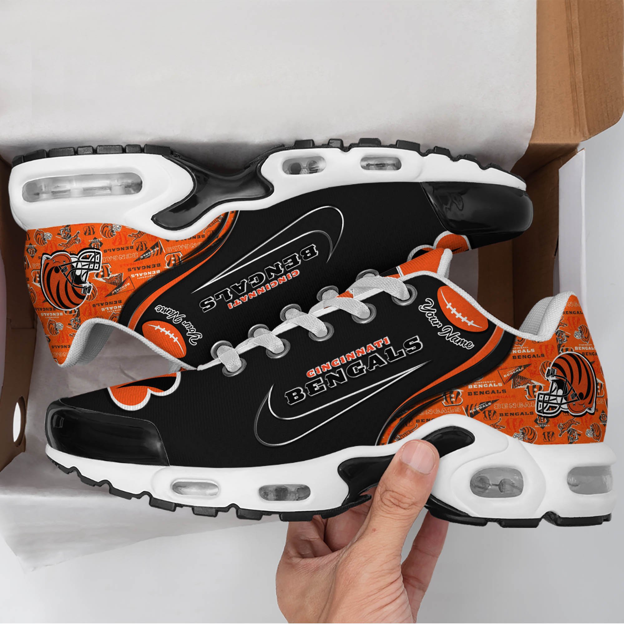 Cincinnati Bengals TN Shoes 2025 Version Custom Your Name 499