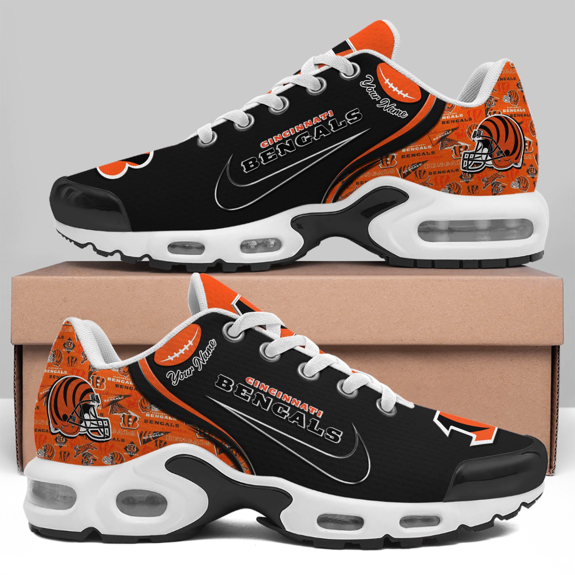 Cincinnati Bengals TN Shoes 2025 Version Custom Your Name 499