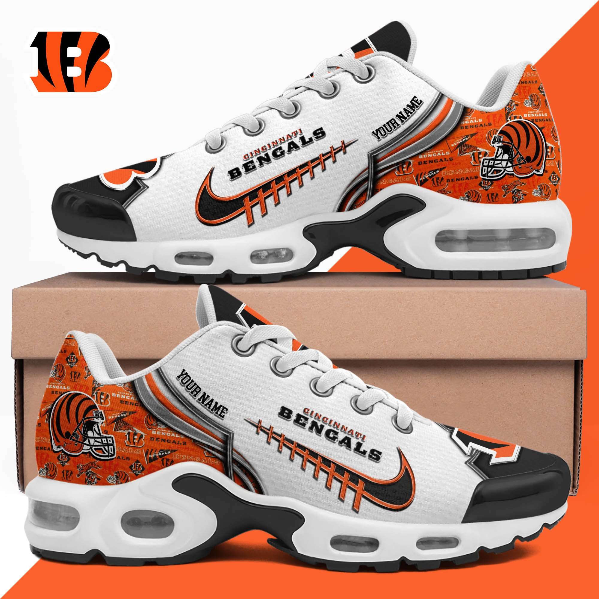 Cincinnati Bengals TN Shoes 2025 Version Custom Your Name 642