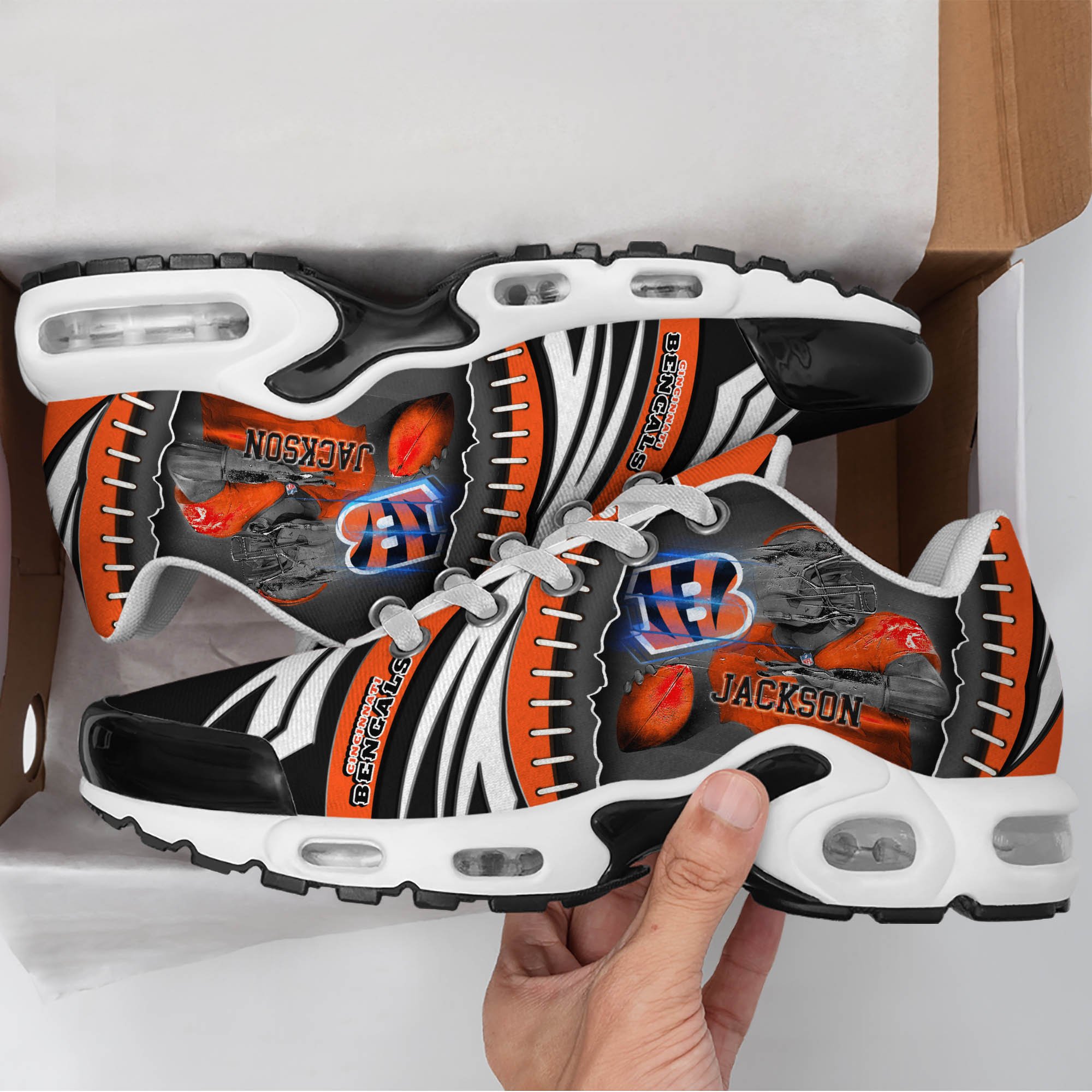 Cincinnati Bengals TN Shoes 2025 Version Custom Your Name 919