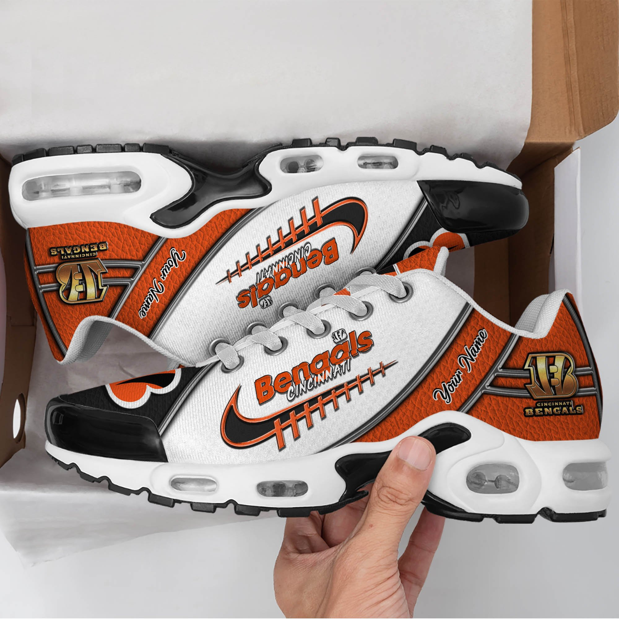 Cincinnati Bengals TN Shoes 2025 Version Custom Your Name, Football Team Shoes 516