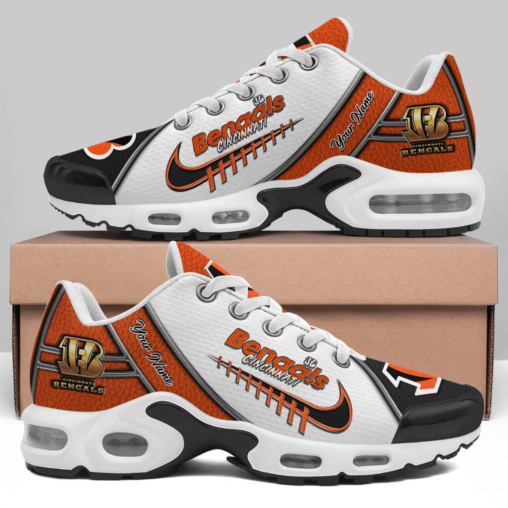 Cincinnati Bengals TN Shoes 2025 Version Custom Your Name, Football Team Shoes 516